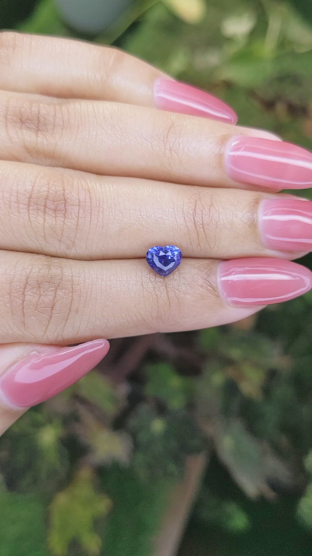 1.18 Ct. Blue Sapphire from Ceylon (Sri Lanka) Size Video