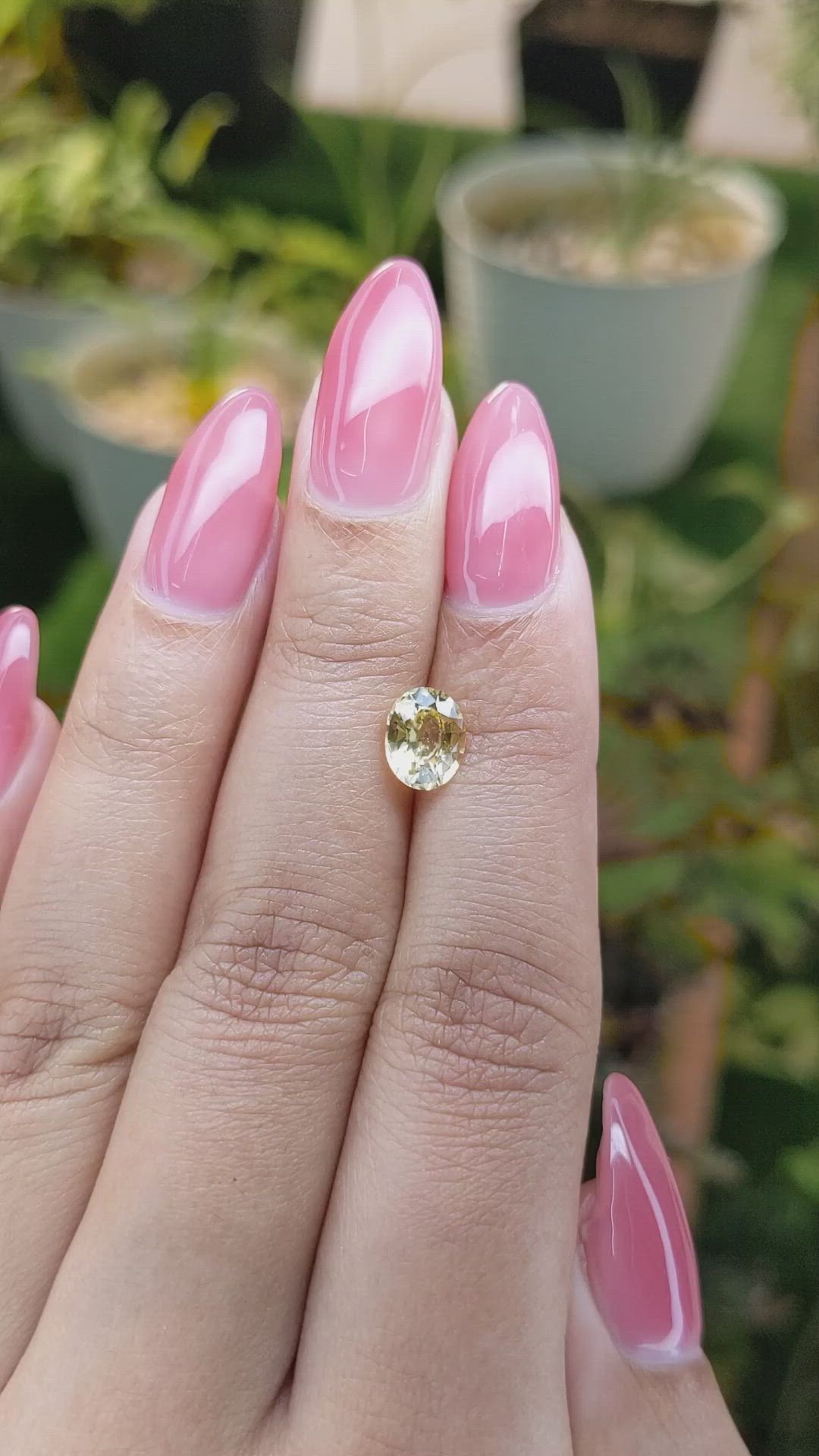 1.59 Ct. Yellow Sapphire from Ceylon (Sri Lanka) Size Video