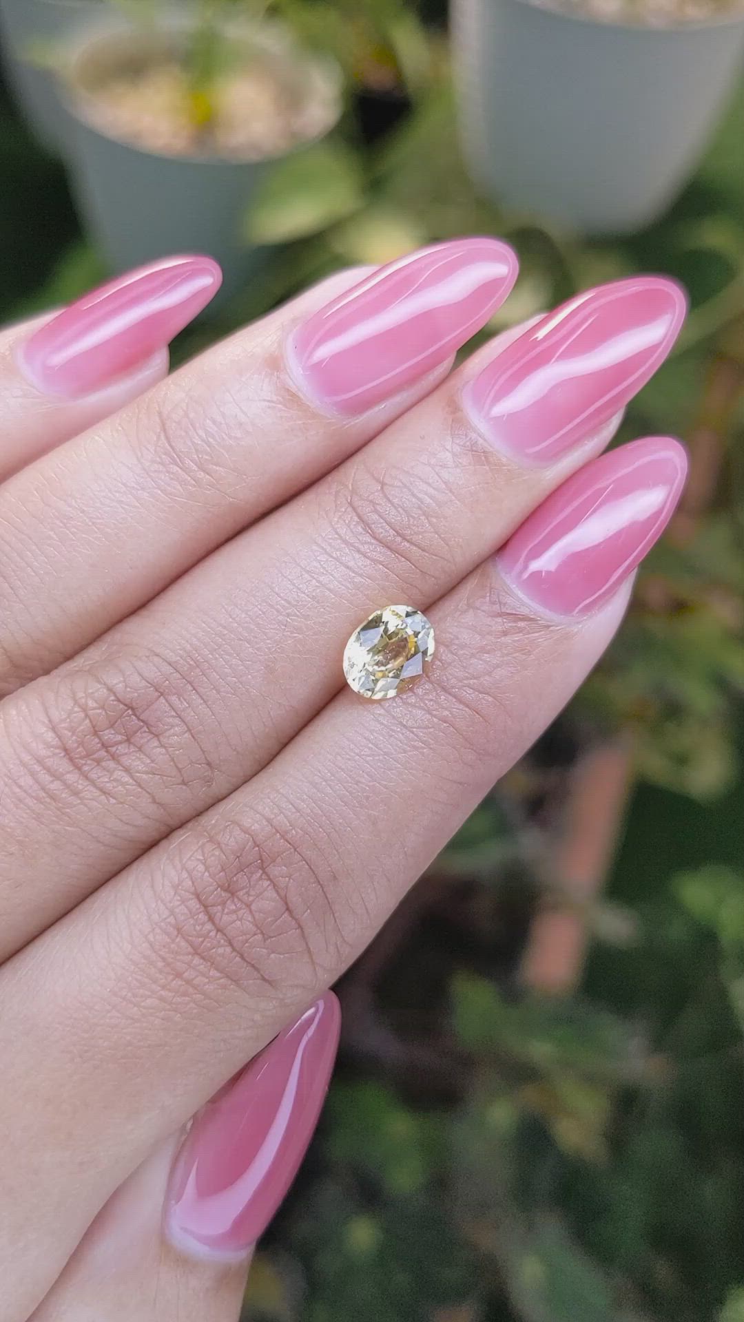 1.59 Ct. Yellow Sapphire from Ceylon (Sri Lanka) Size Video