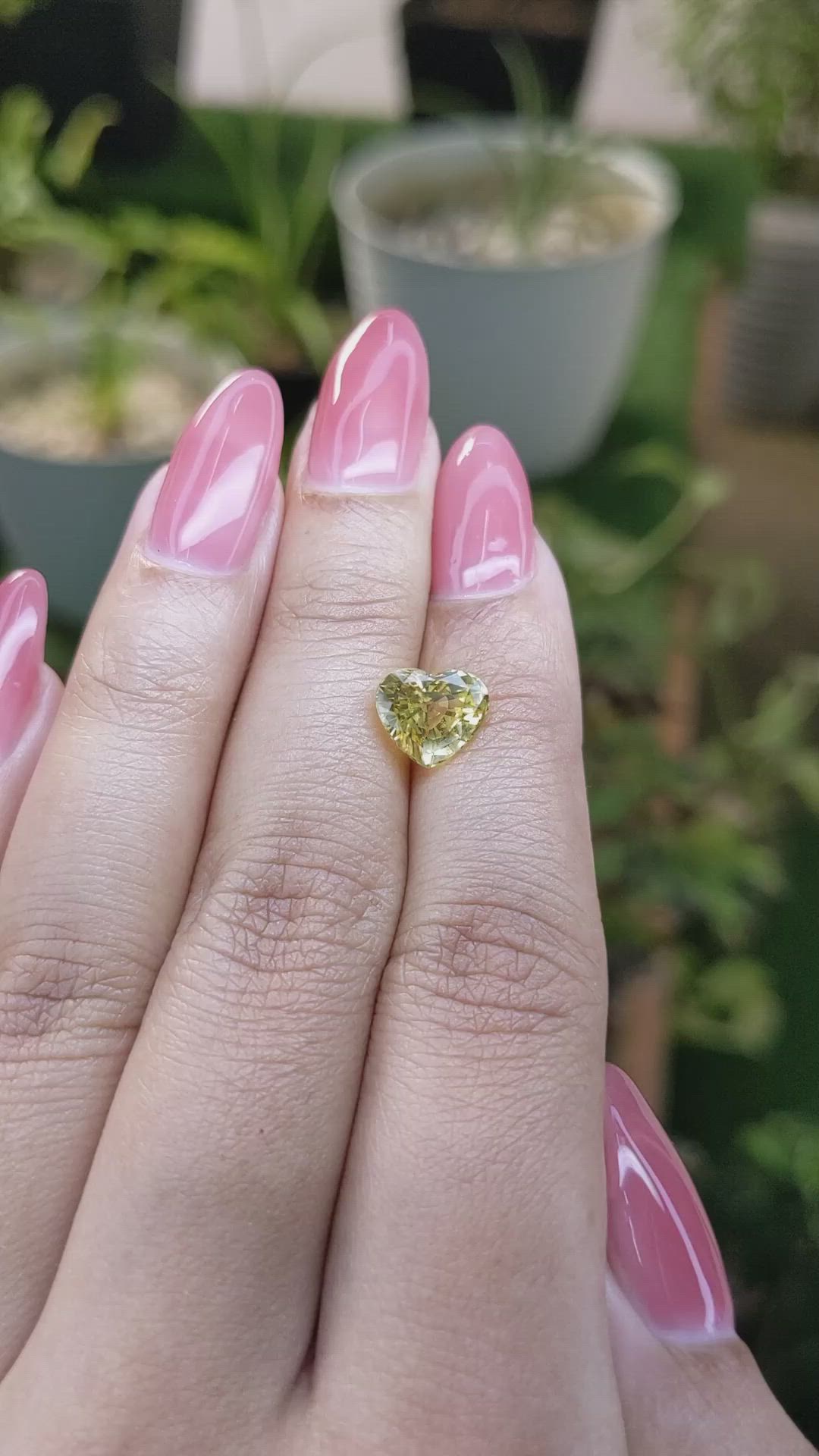 2.89 Ct. Yellow Sapphire from Ceylon (Sri Lanka) Size Video