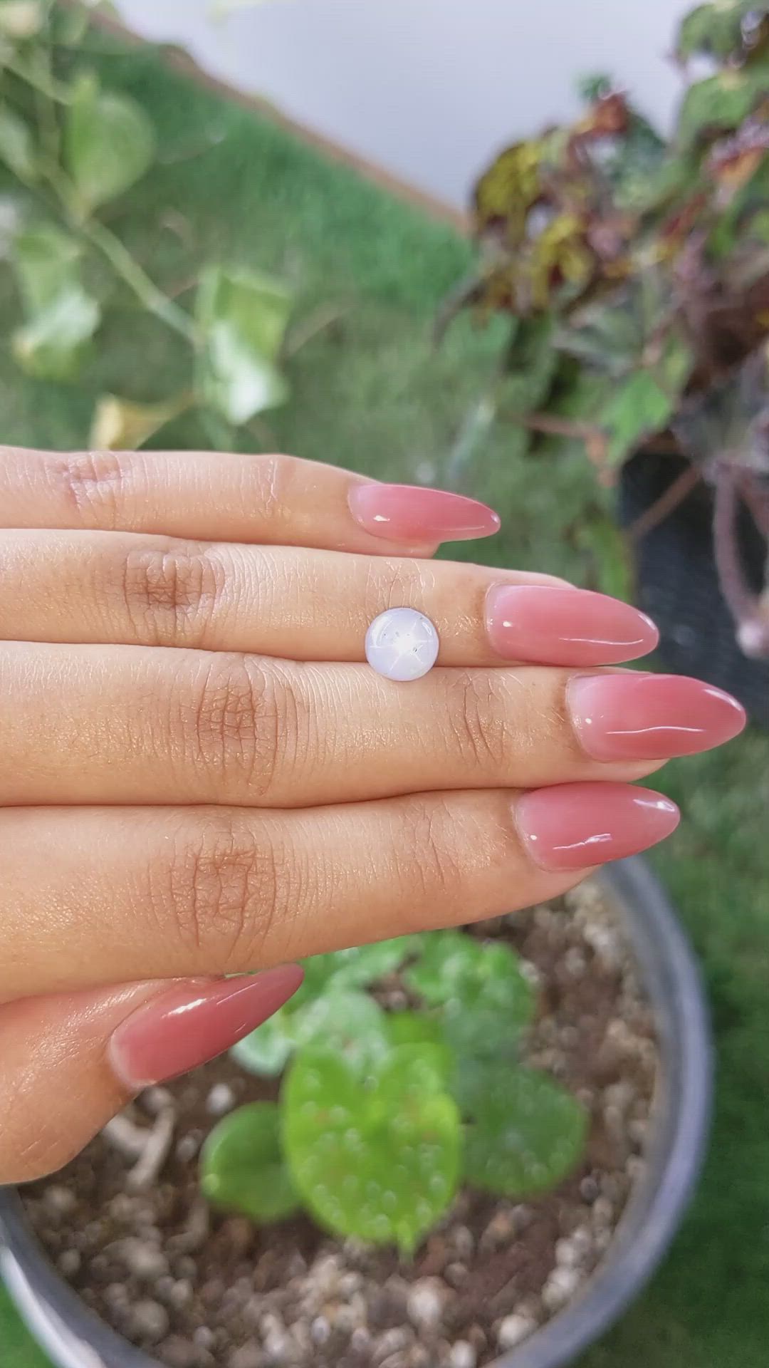 4.61 Ct. Blue Star Sapphire from Ceylon (Sri Lanka) Size Video