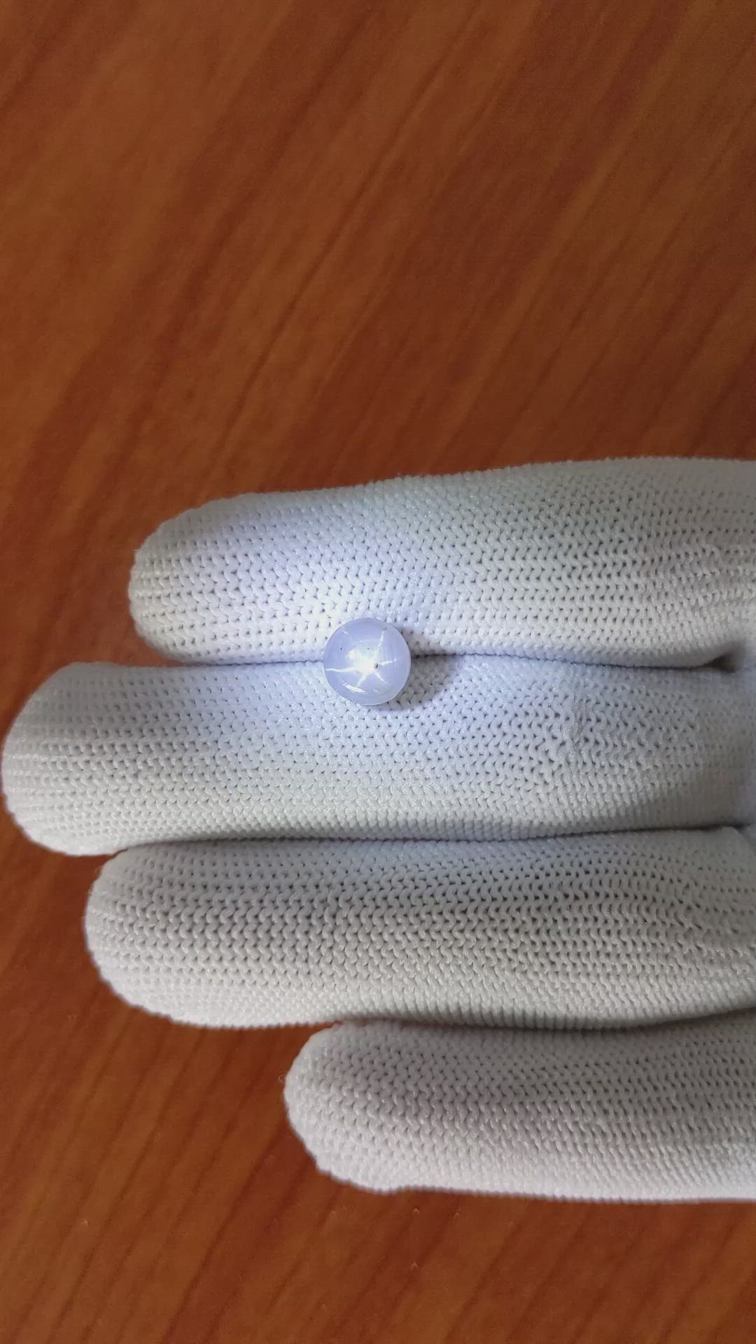 4.61 Ct. Blue Star Sapphire from Ceylon (Sri Lanka) Size Video