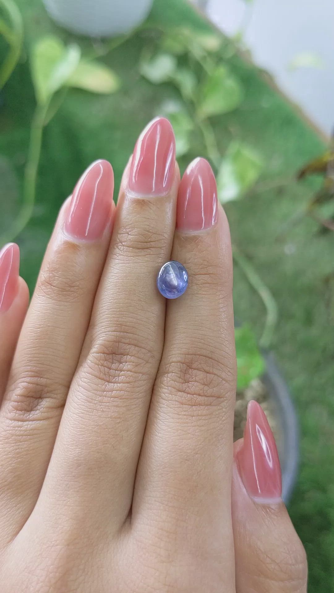 3.17 Ct. Blue Star Sapphire from Ceylon (Sri Lanka) Size Video
