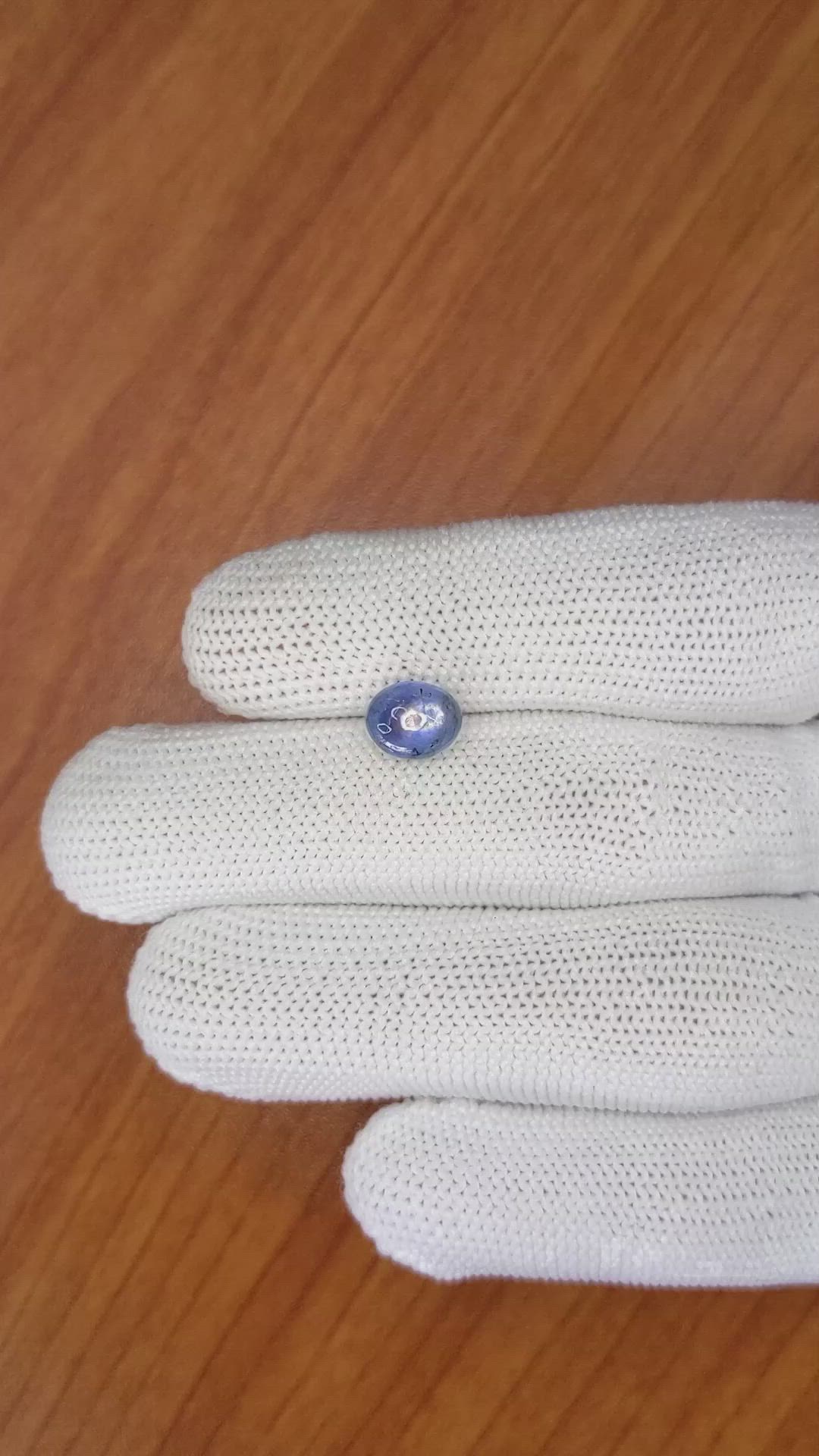 3.17 Ct. Blue Star Sapphire from Ceylon (Sri Lanka) Size Video