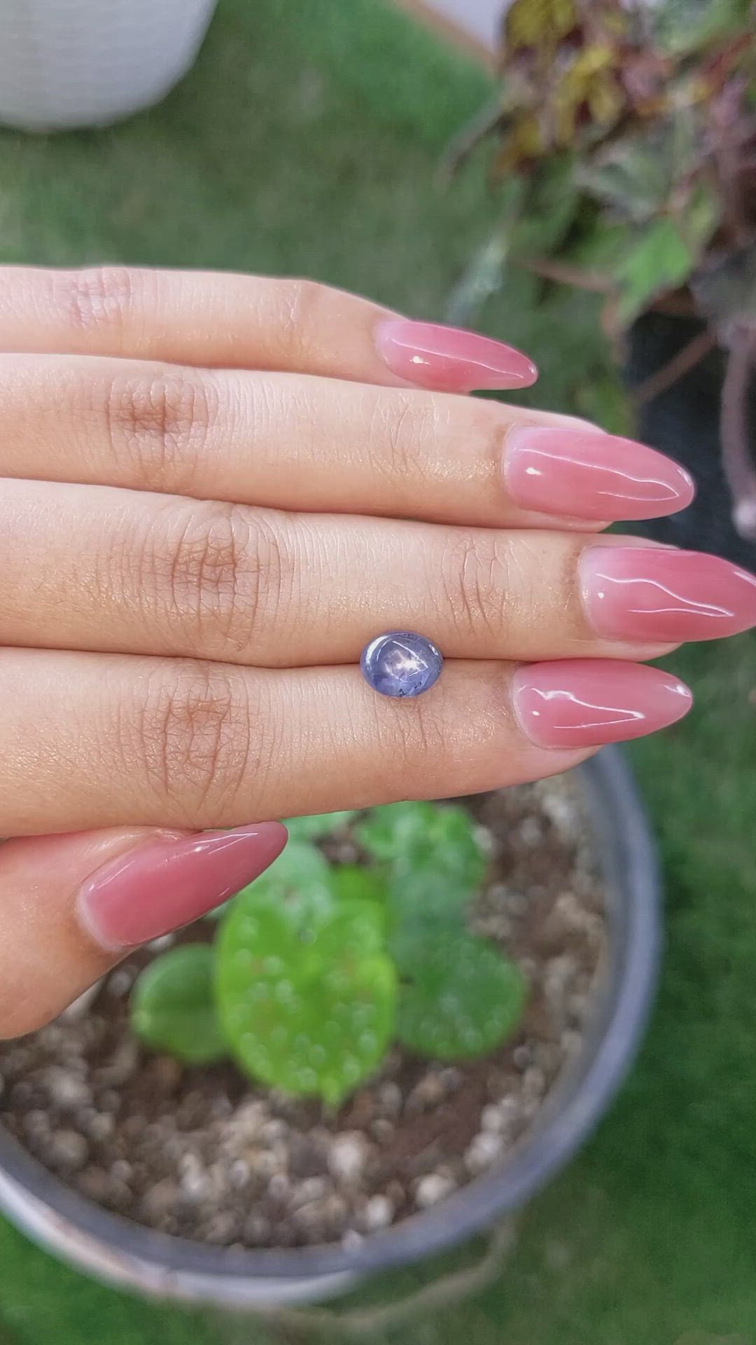 3.17 Ct. Blue Star Sapphire from Ceylon (Sri Lanka) Size Video