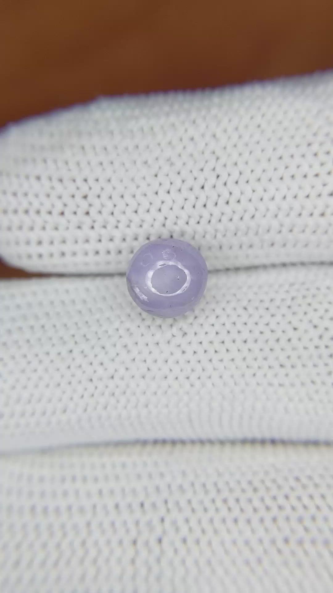 2.95 Ct. Violet Star Sapphire from Ceylon (Sri Lanka) Size Video