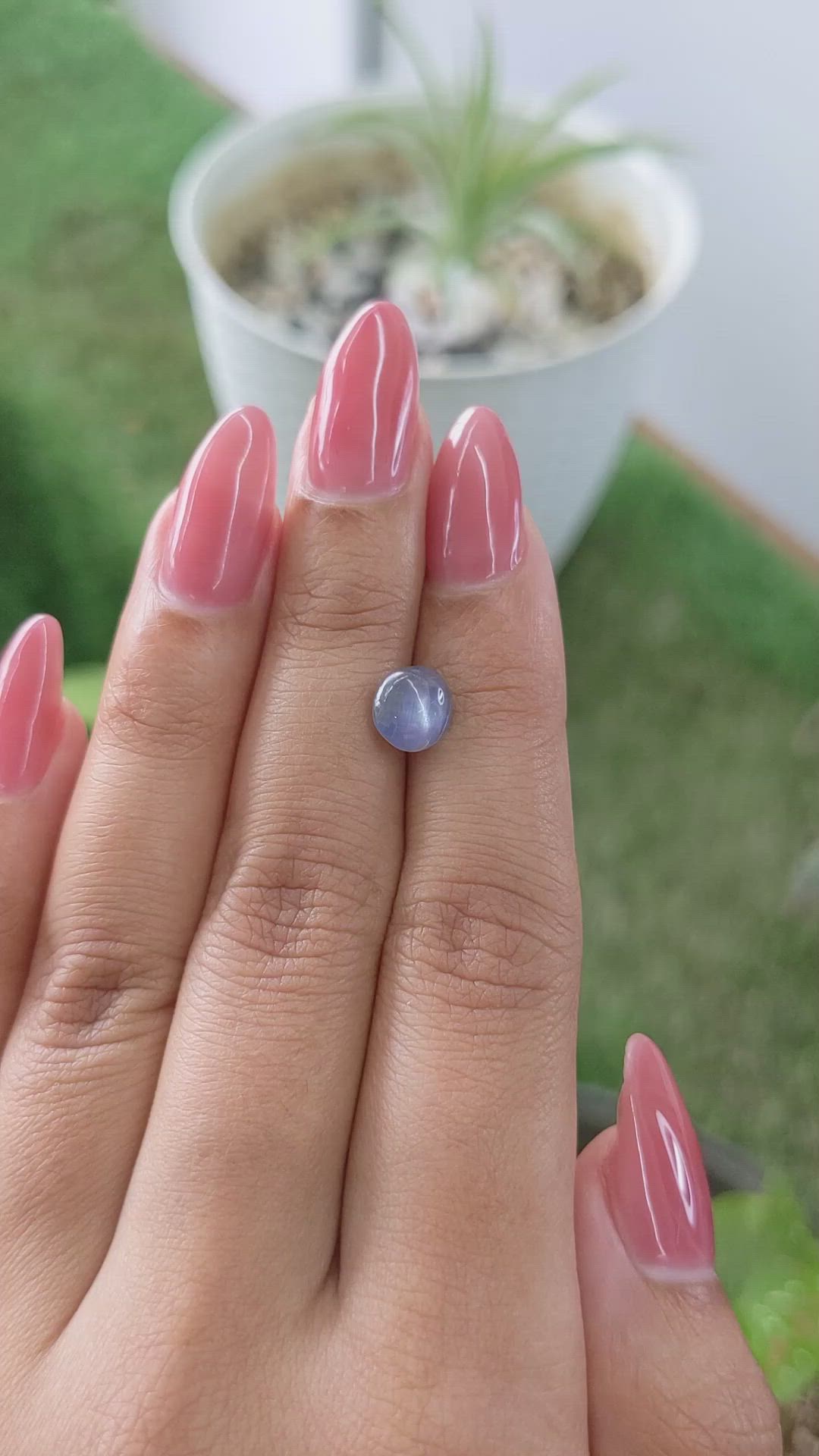 2.61 Ct. Blue Star Sapphire from Ceylon (Sri Lanka) Size Video