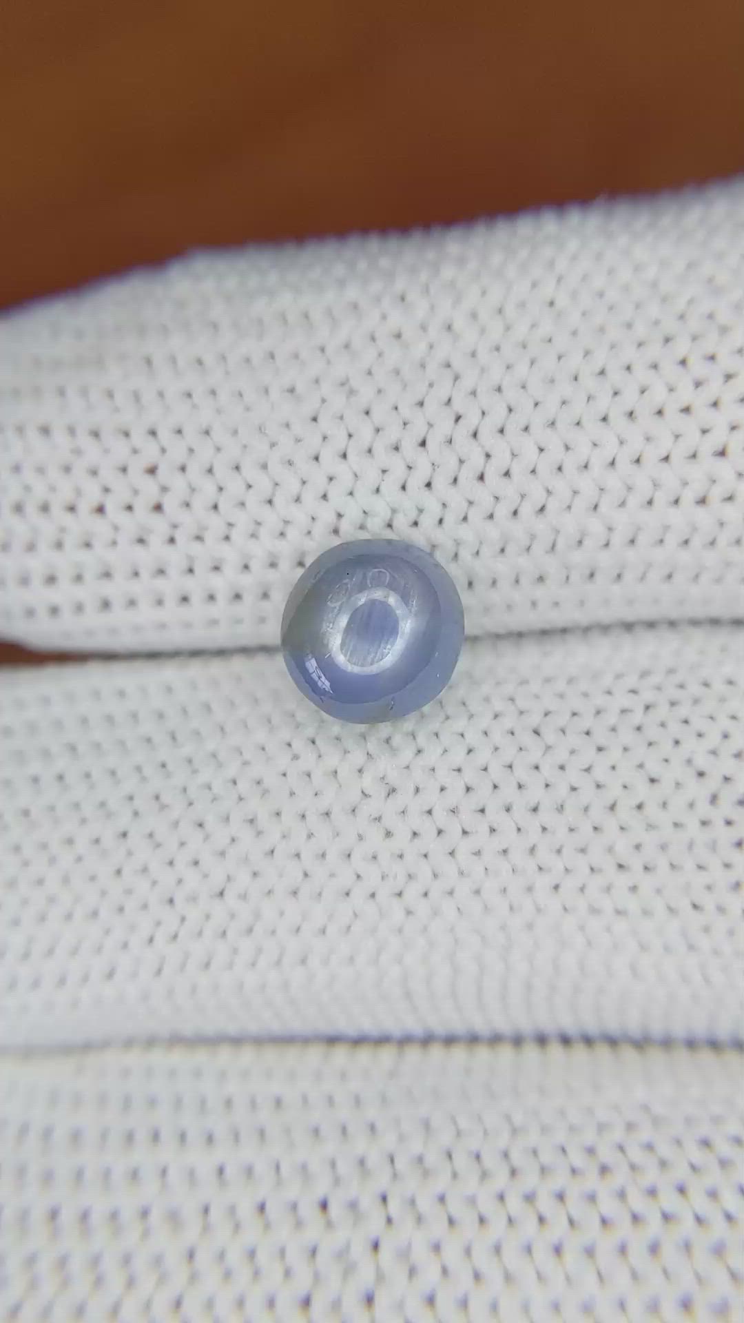 2.61 Ct. Blue Star Sapphire from Ceylon (Sri Lanka) Size Video