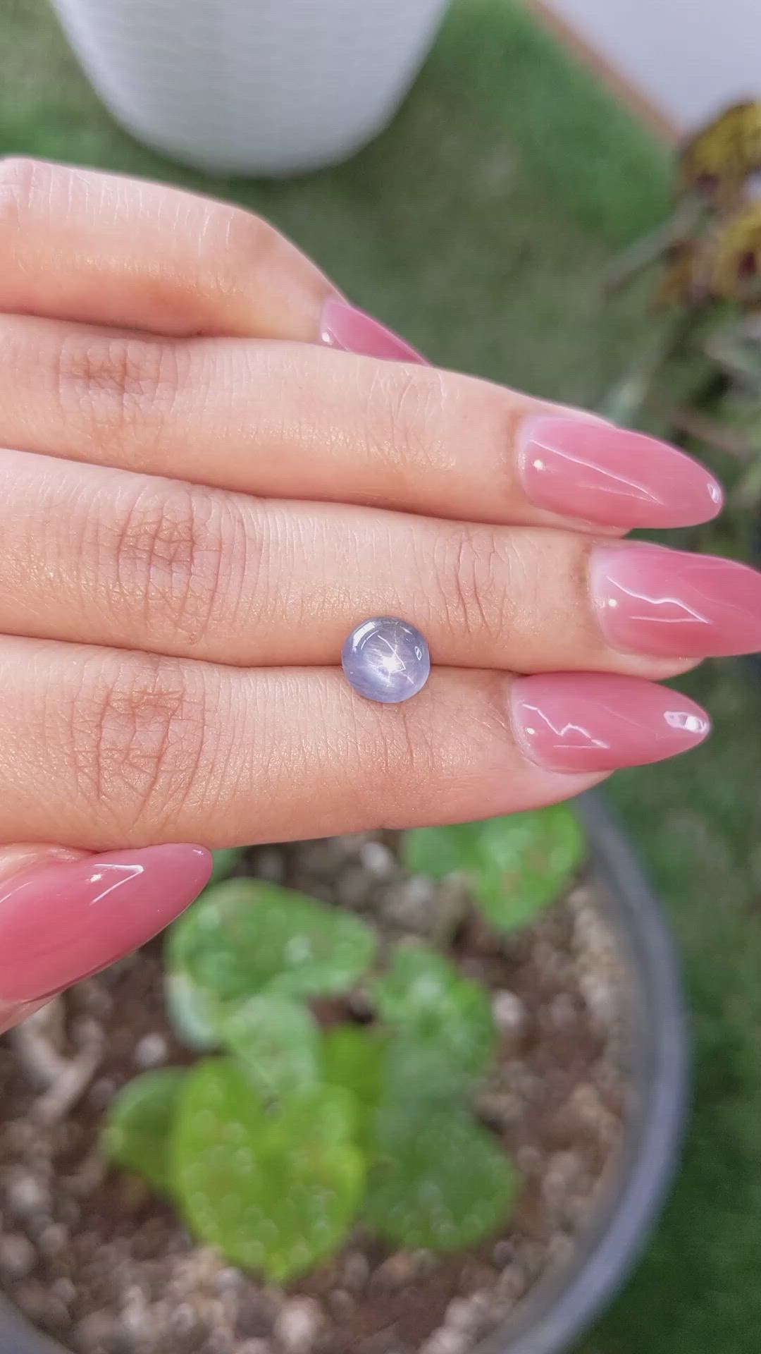 2.61 Ct. Blue Star Sapphire from Ceylon (Sri Lanka) Size Video