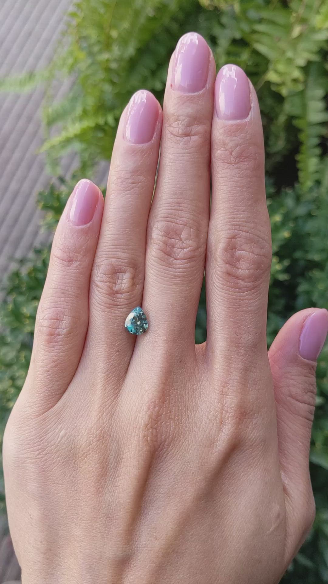 1.57 Ct. Yellowish Green Sapphire from Madagascar Size Video