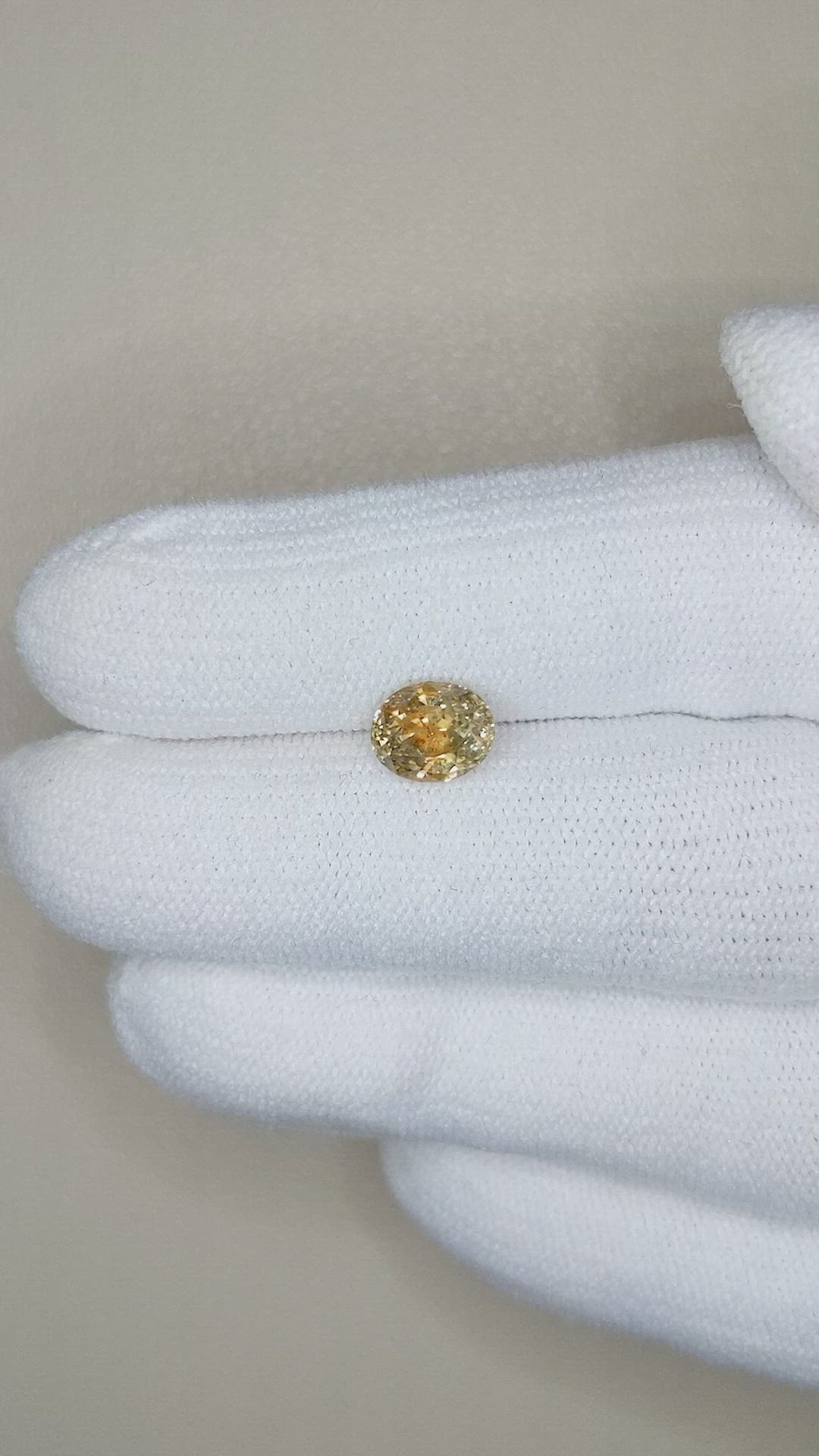 1.50 Ct. Bi Color Sapphire from Montana Size Video
