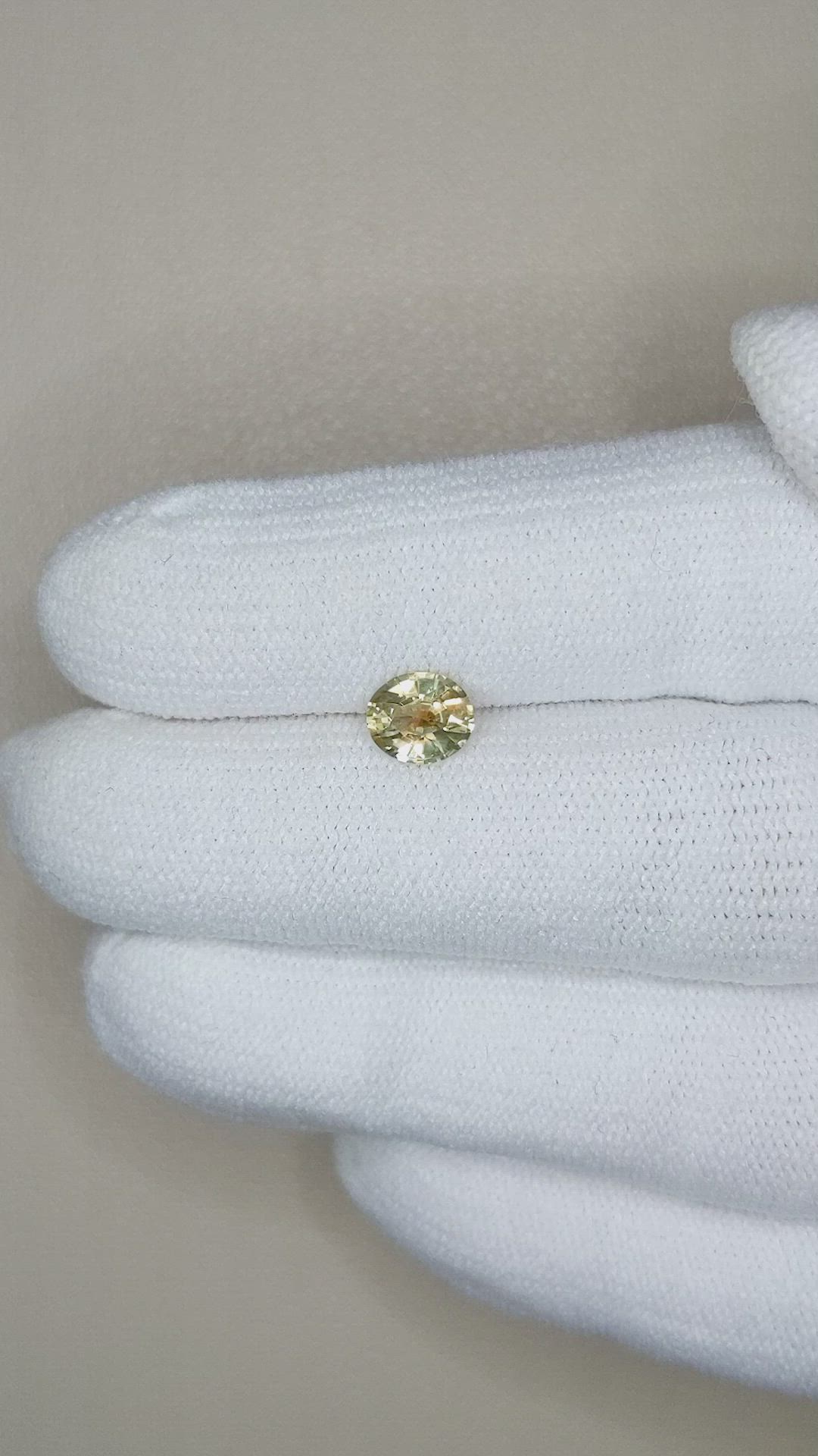 0.85 Ct. Bi Color Sapphire from Montana Size Video