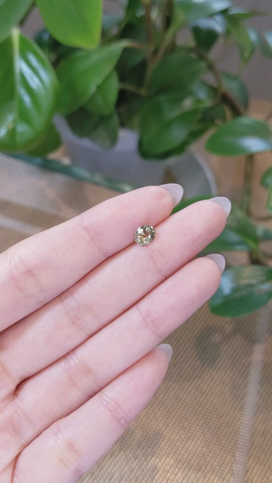 0.85 Ct. Bi Color Sapphire from Montana Size Video
