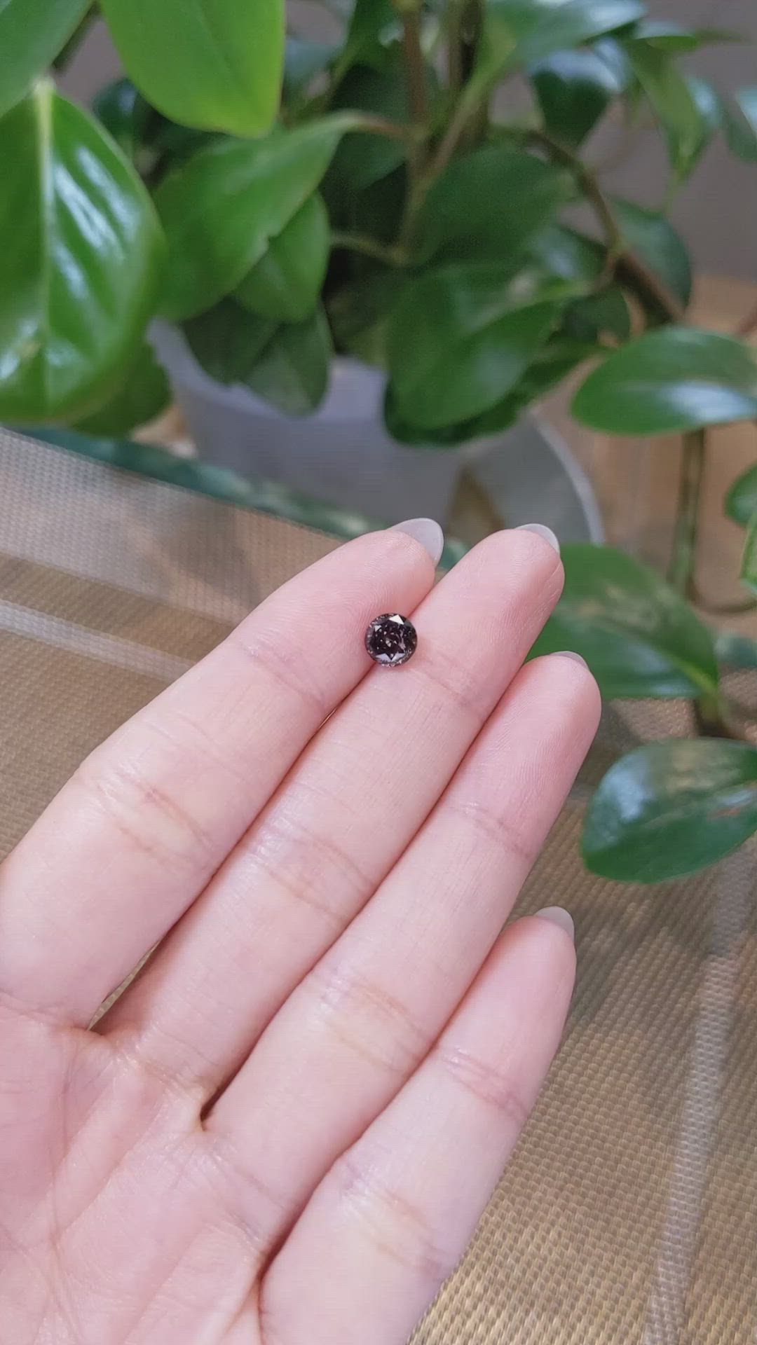 1.43 Ct. Brown Sapphire from Montana Size Video