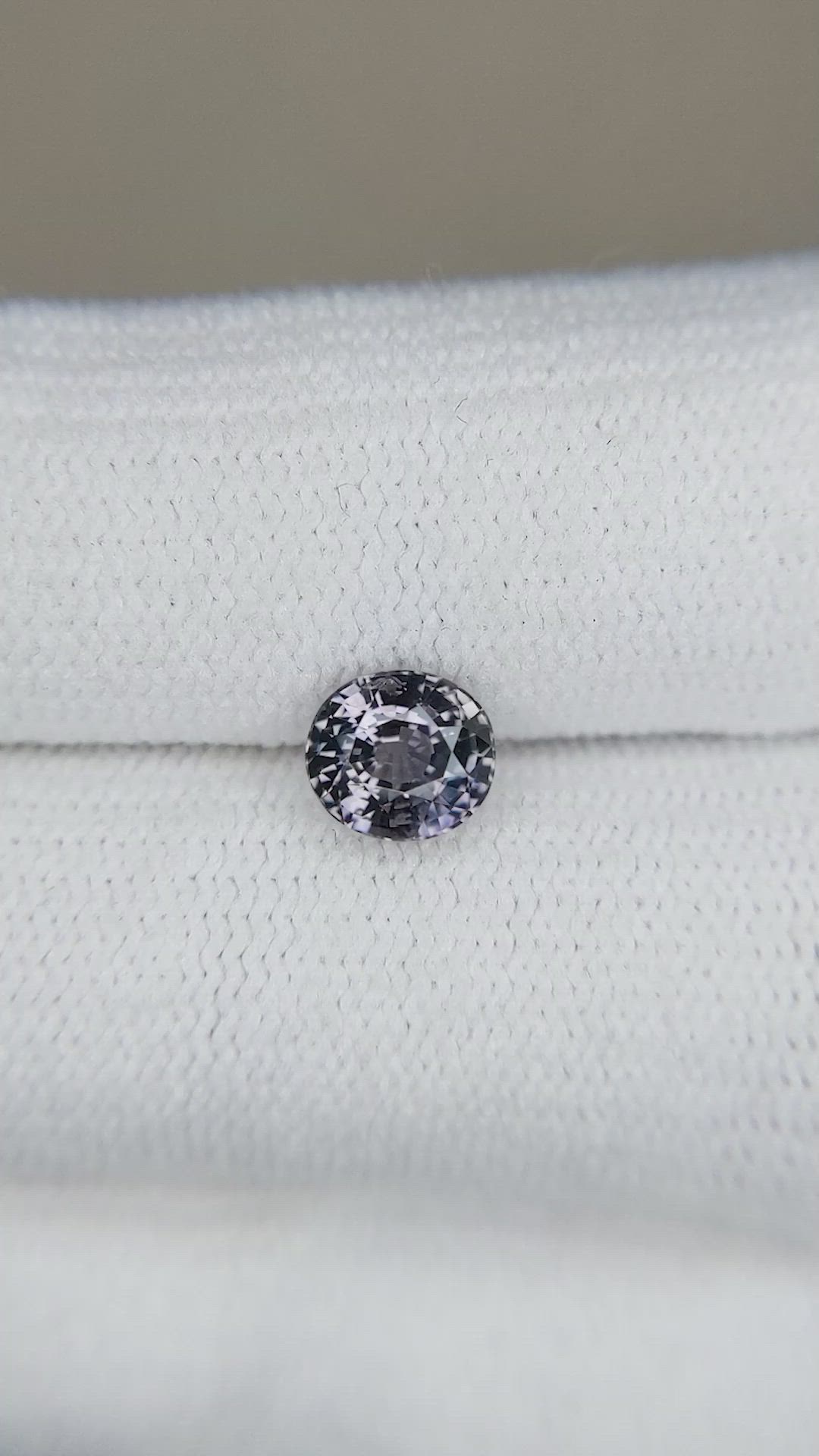 1.08 Ct. Pinkish Purple Sapphire from Montana Size Video