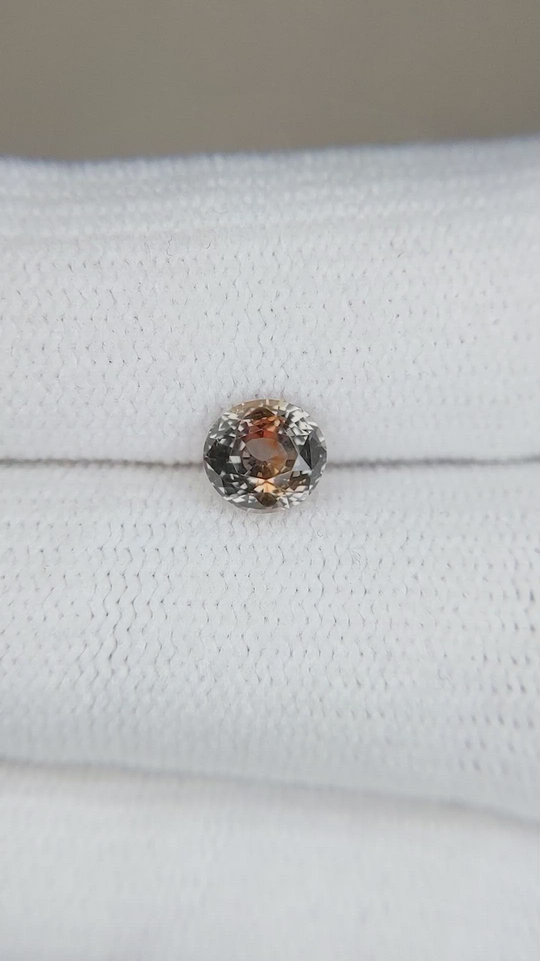 1.05 Ct. Bi Color Sapphire from Montana Size Video