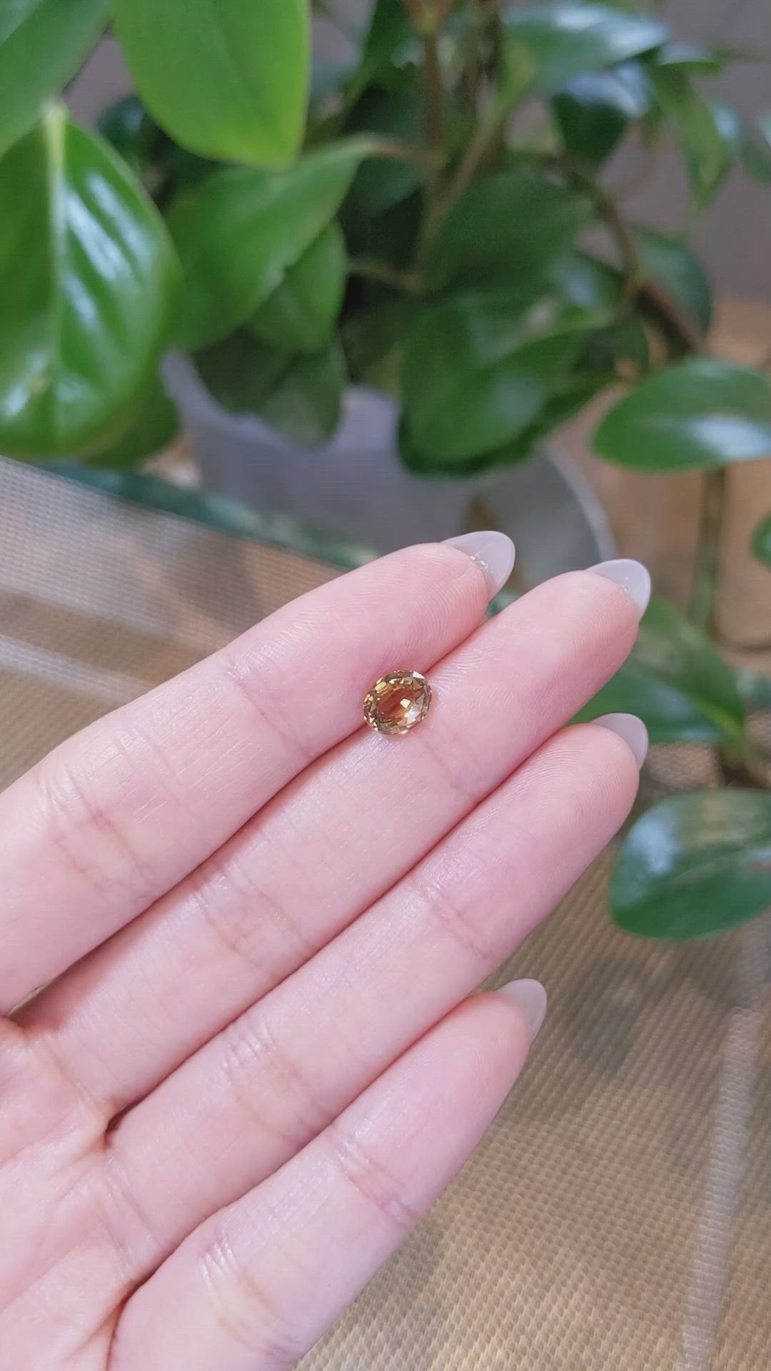 1.23 Ct. Bi Color / Parti Sapphire from Montana Size Video