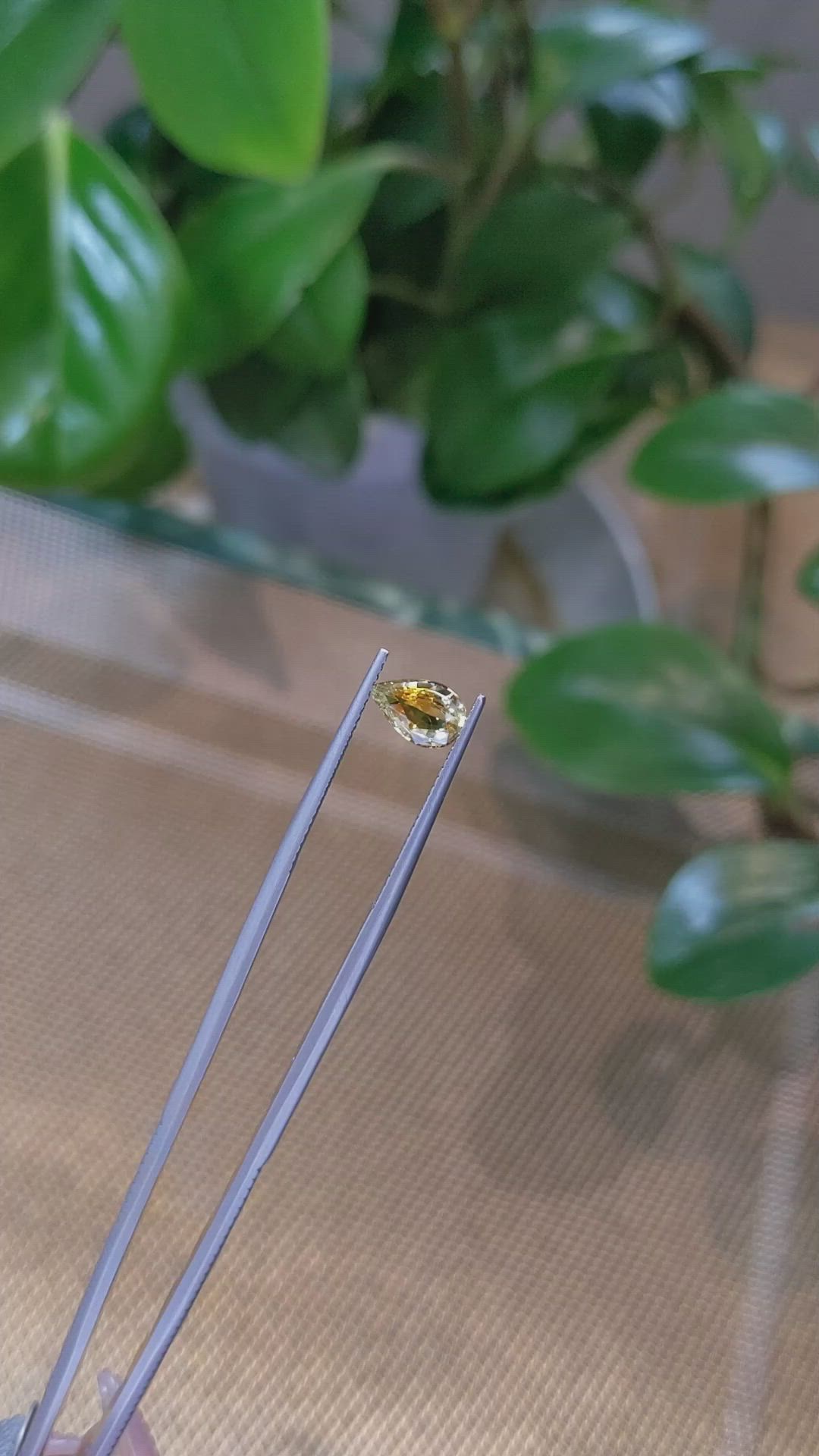 1.08 Ct. Bi Color Sapphire from Montana Size Video