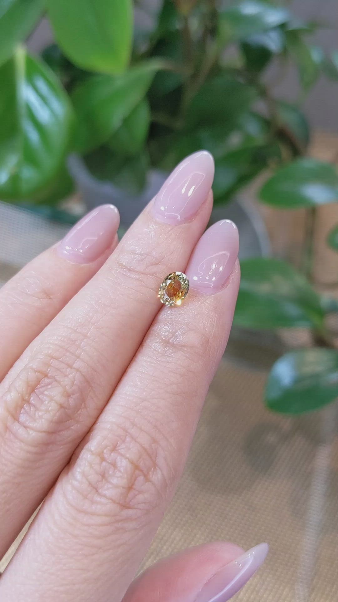 1.13 Ct. Bi Color Sapphire from Montana Size Video