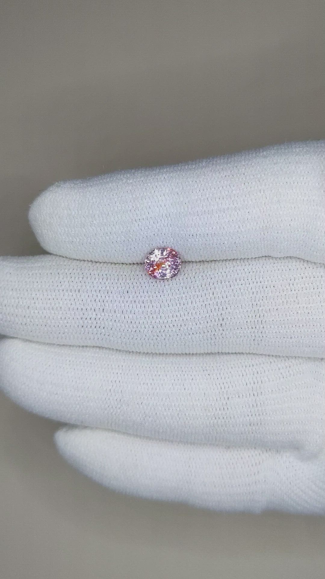 1.14 Ct. Bi Color Sapphire from Montana Size Video