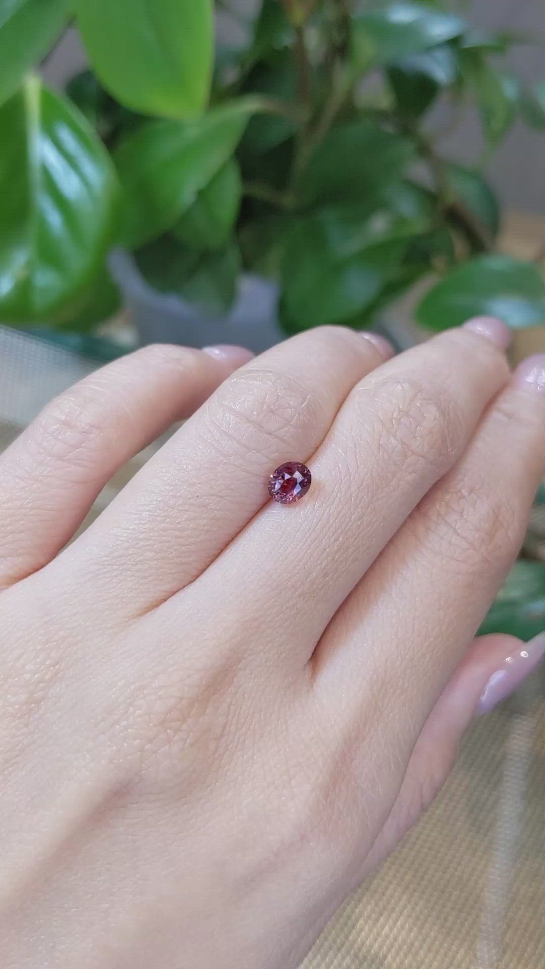 1.04 Ct. Bi Color Sapphire from Montana Size Video