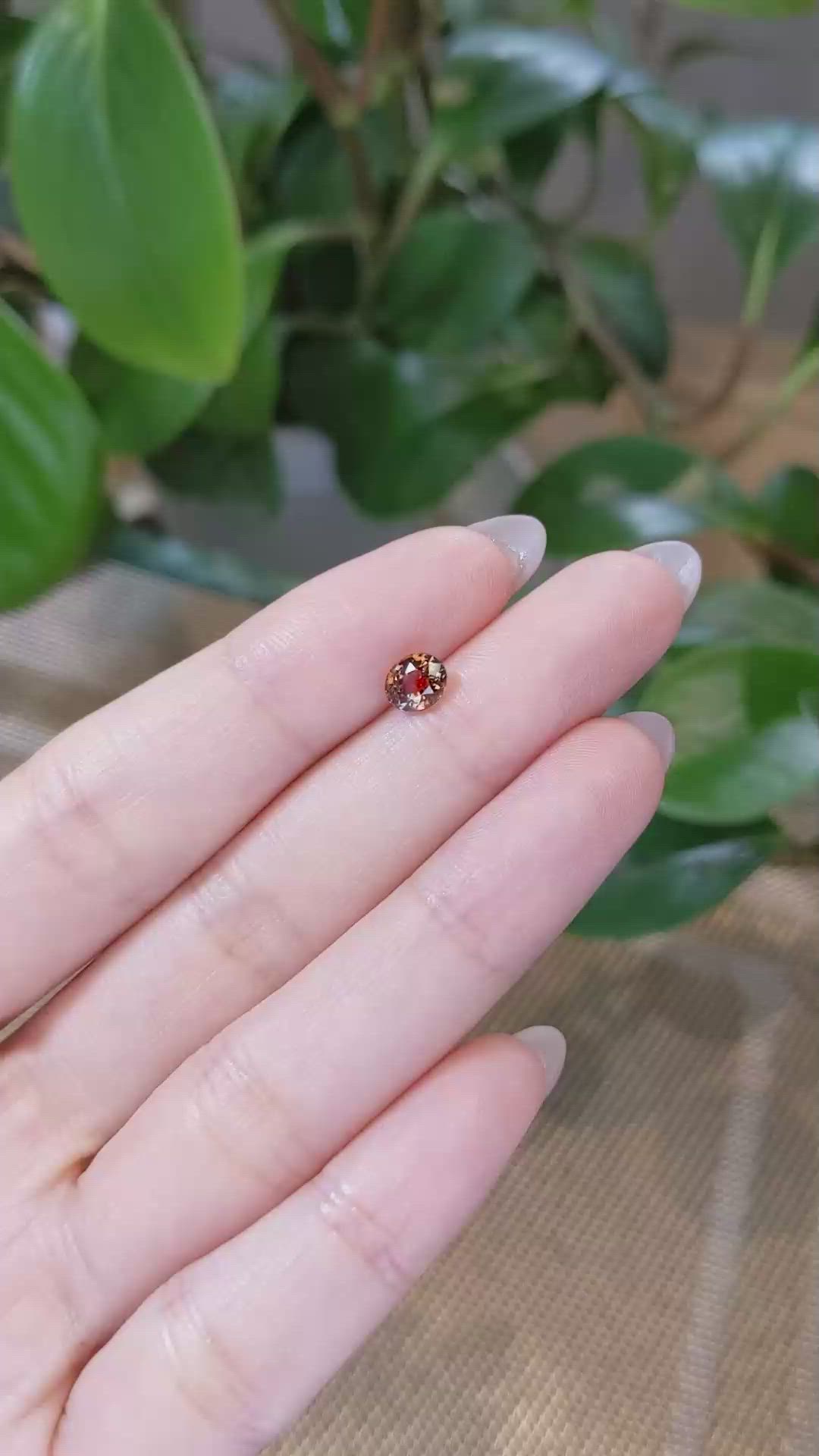 0.92 Ct. Bi Color Sapphire from Montana Size Video