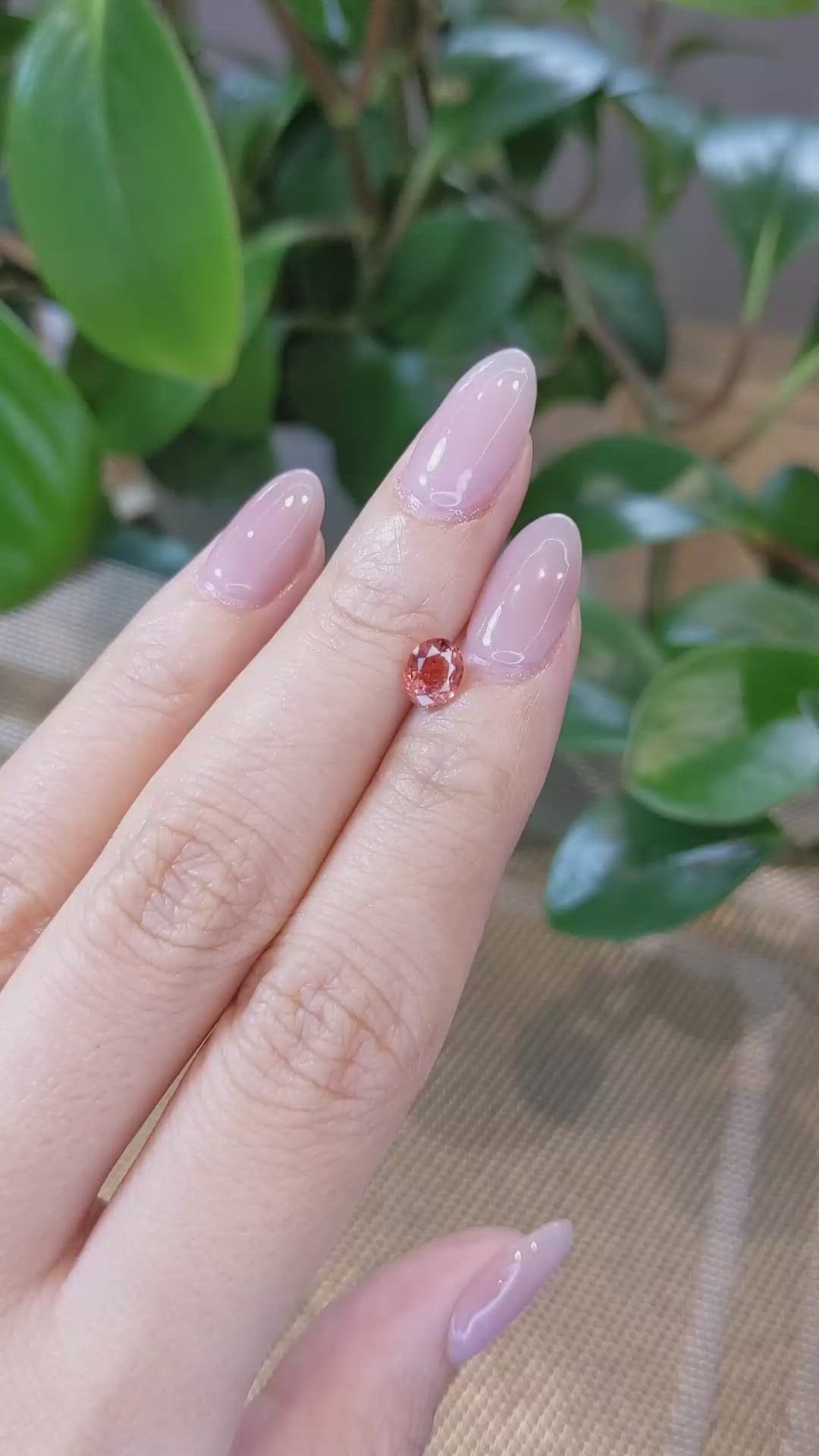 1.00 Ct. Bi Color Sapphire from Montana Size Video
