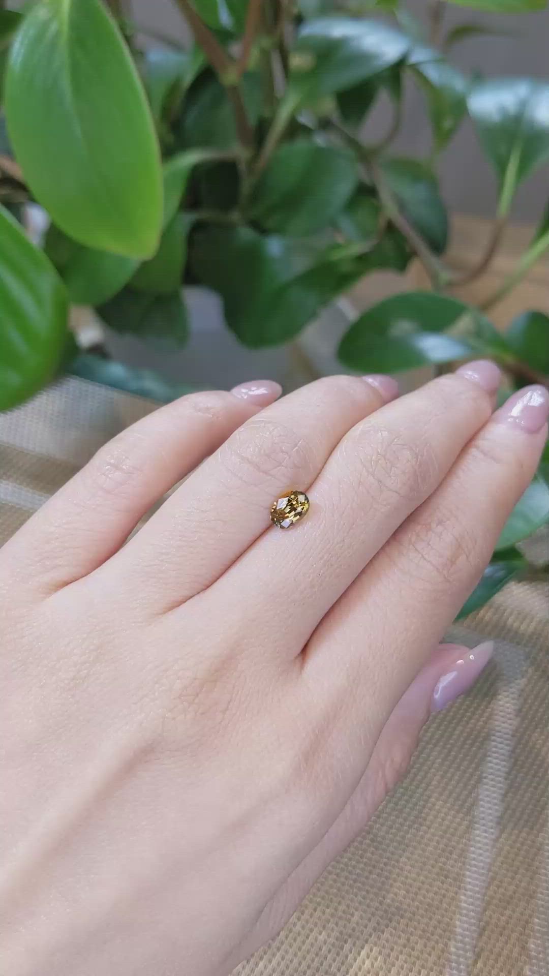 1.17 Ct. Bi Color Sapphire from Montana Size Video