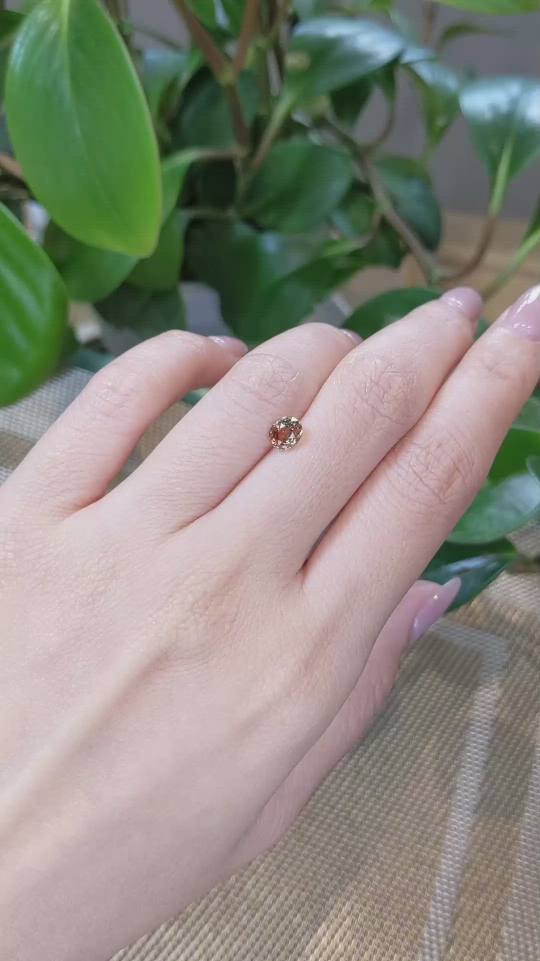 1.13 Ct. Bi Color Sapphire from Montana Size Video