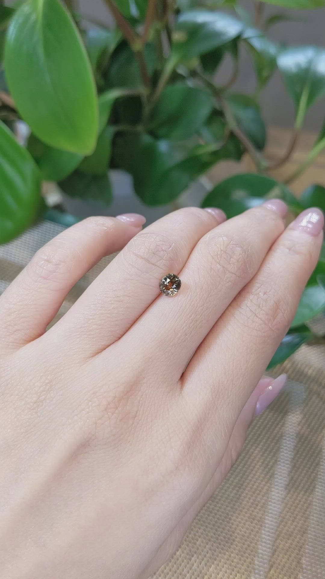 1.04 Ct. Bi Color / Parti Sapphire from Montana Size Video
