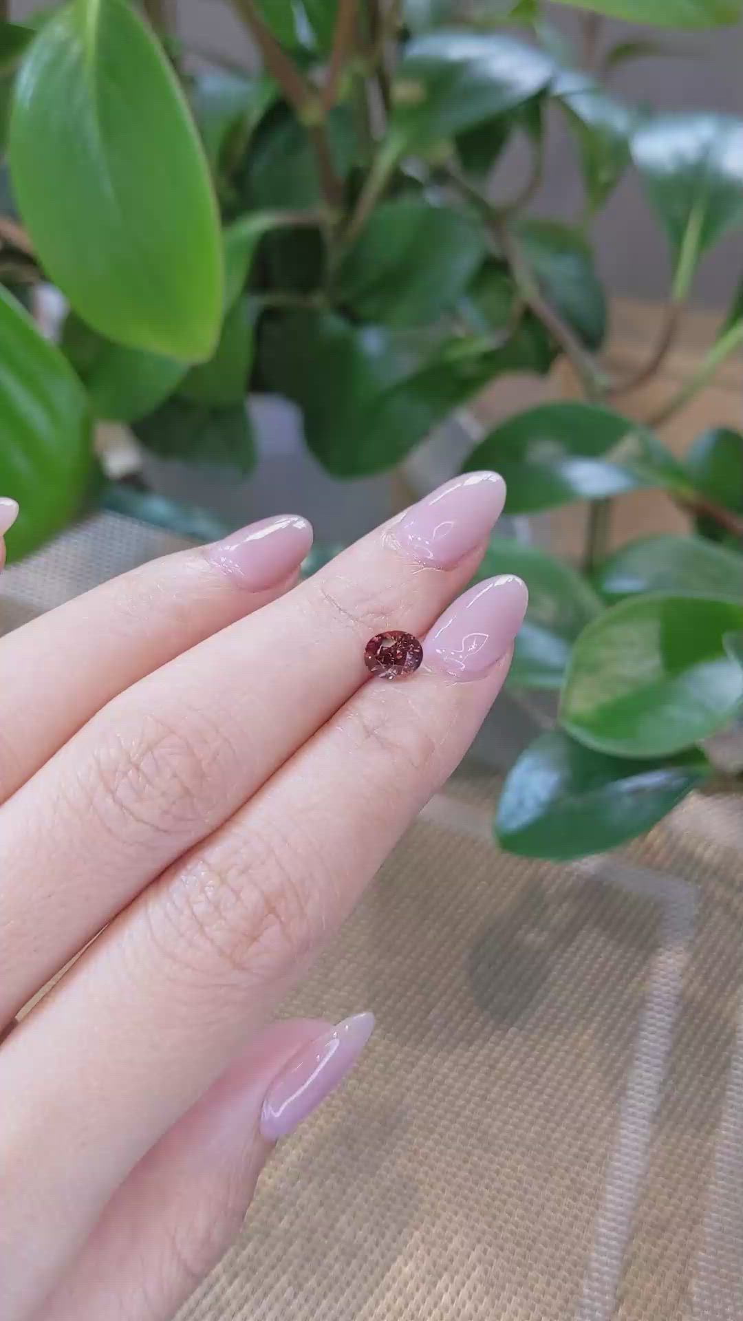 1.45 Ct. Bi Color Sapphire from Montana Size Video