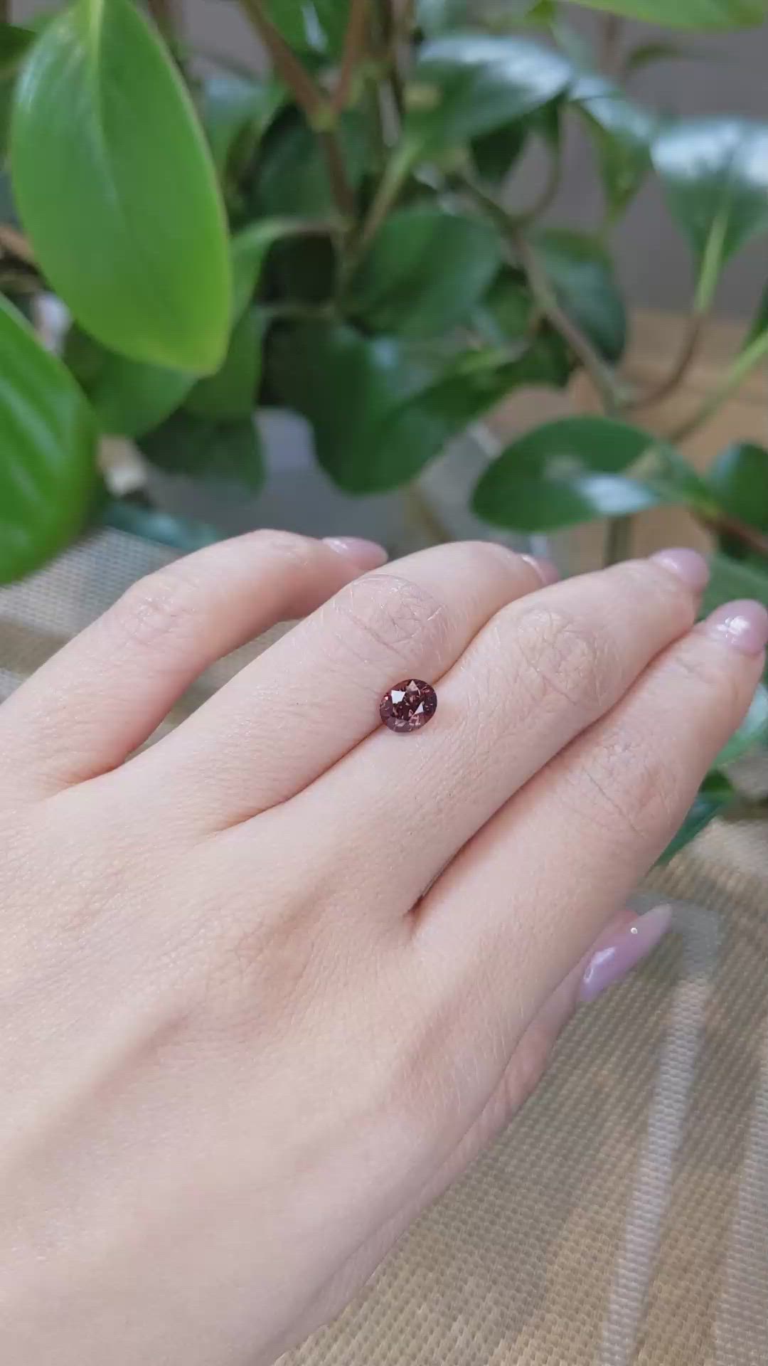 1.45 Ct. Bi Color Sapphire from Montana Size Video