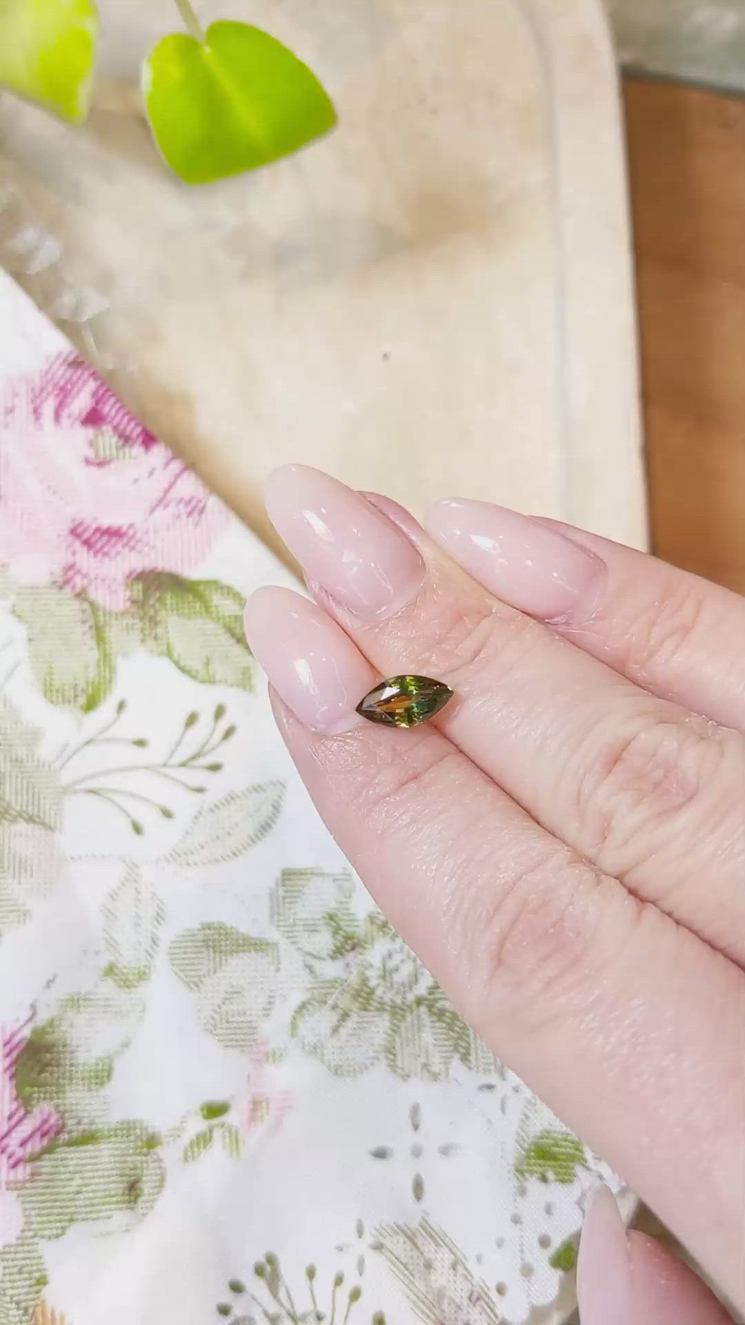 1.49 Ct. Bi Color Sapphire from Montana Size Video