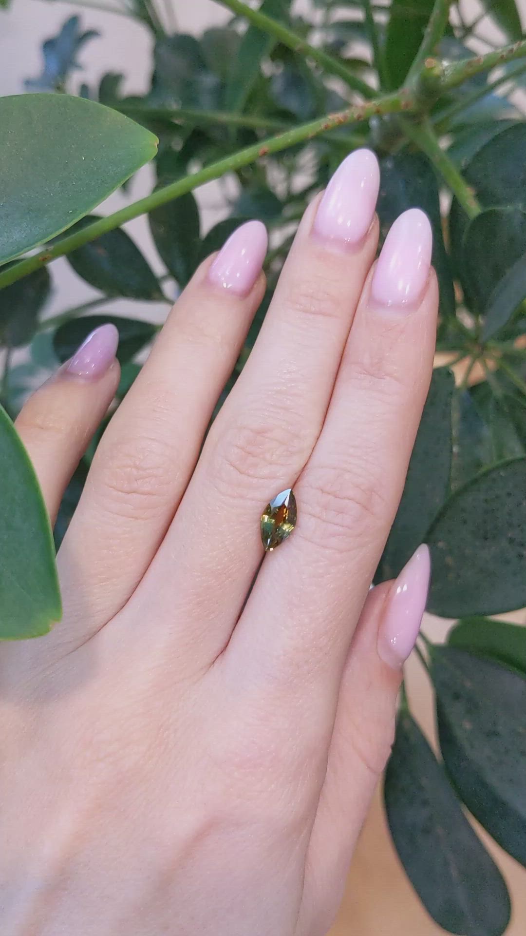 1.49 Ct. Bi Color Sapphire from Montana Size Video