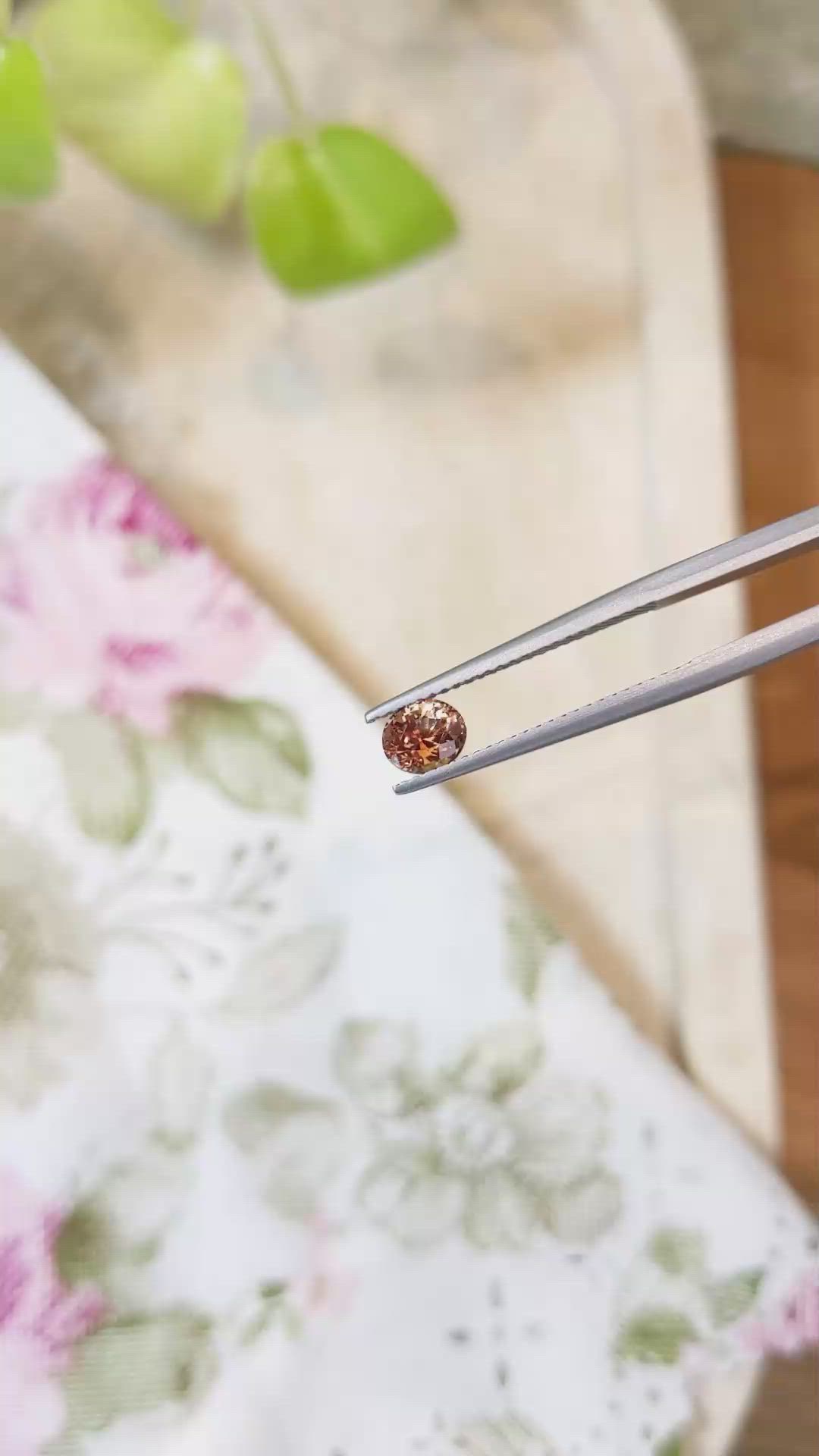 0.82 Ct. Bi Color Sapphire from Montana Size Video