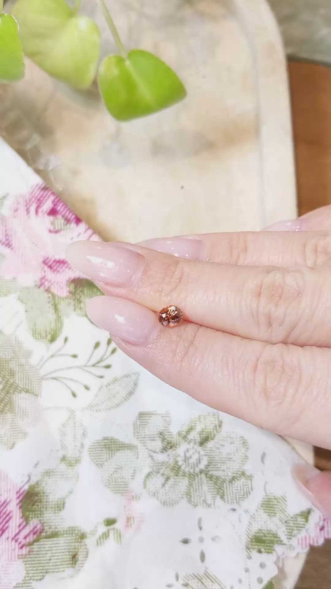 0.82 Ct. Bi Color Sapphire from Montana Size Video