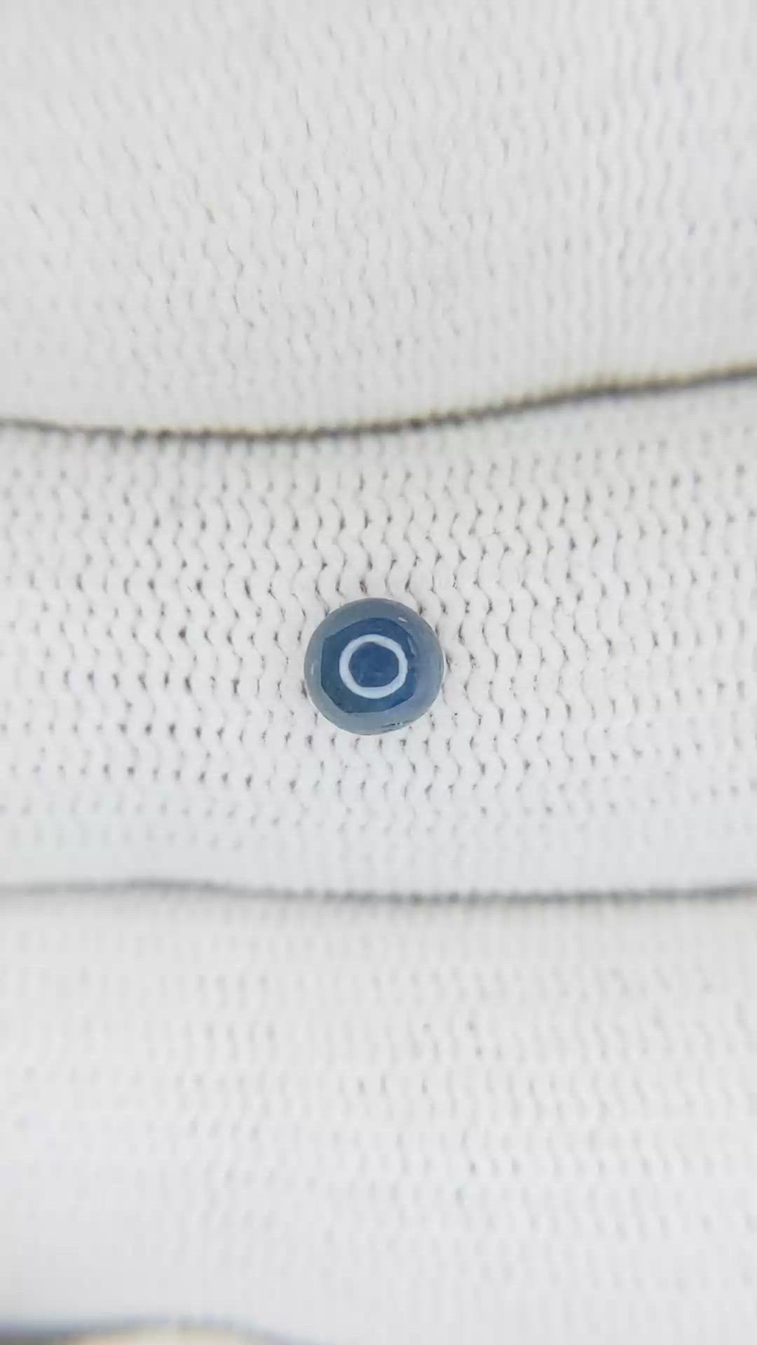 0.44 Ct. Blue Cabochon Sapphire from Thailand Size Video