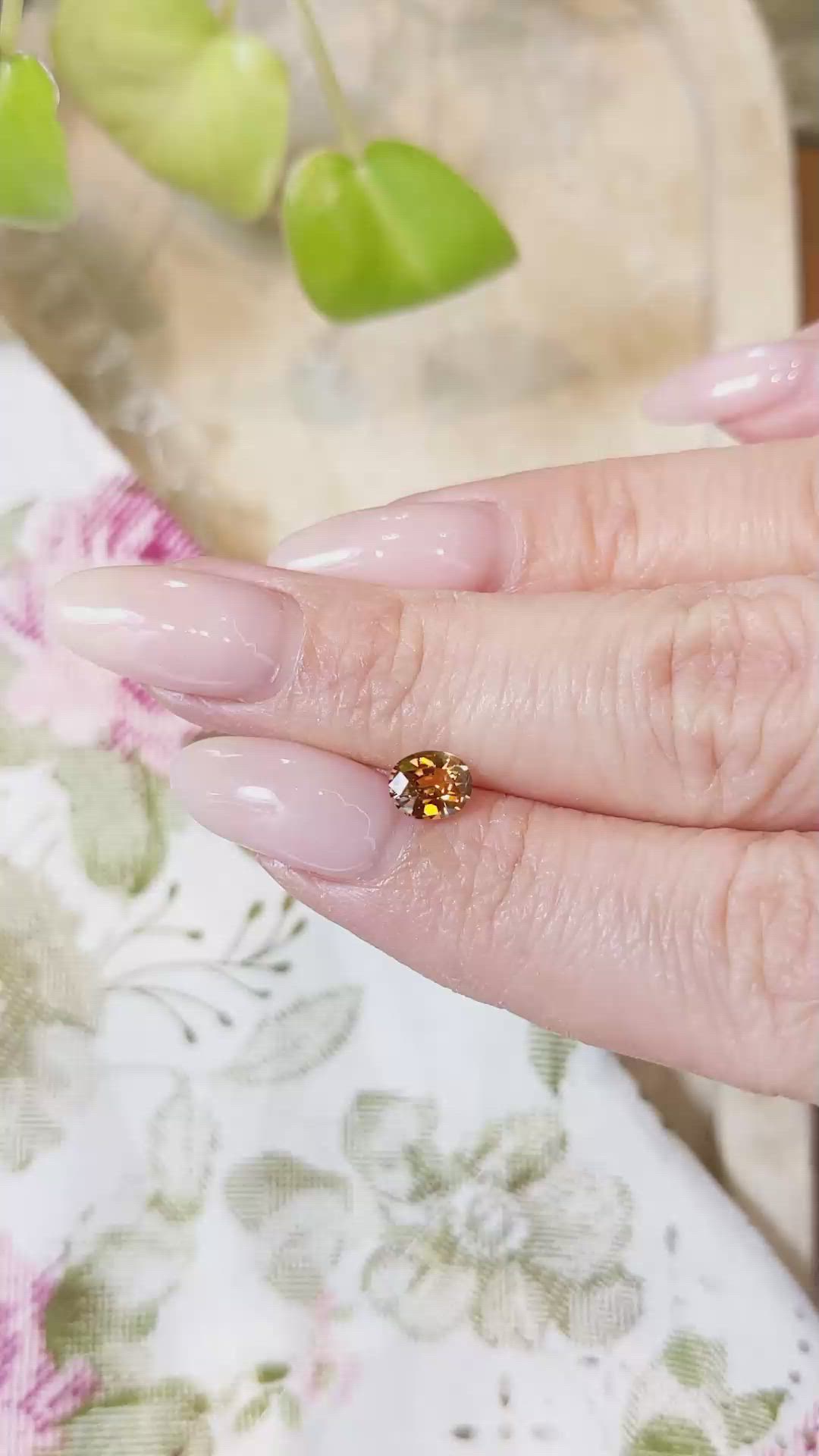 0.87 Ct. Bi Color Sapphire from Montana Size Video