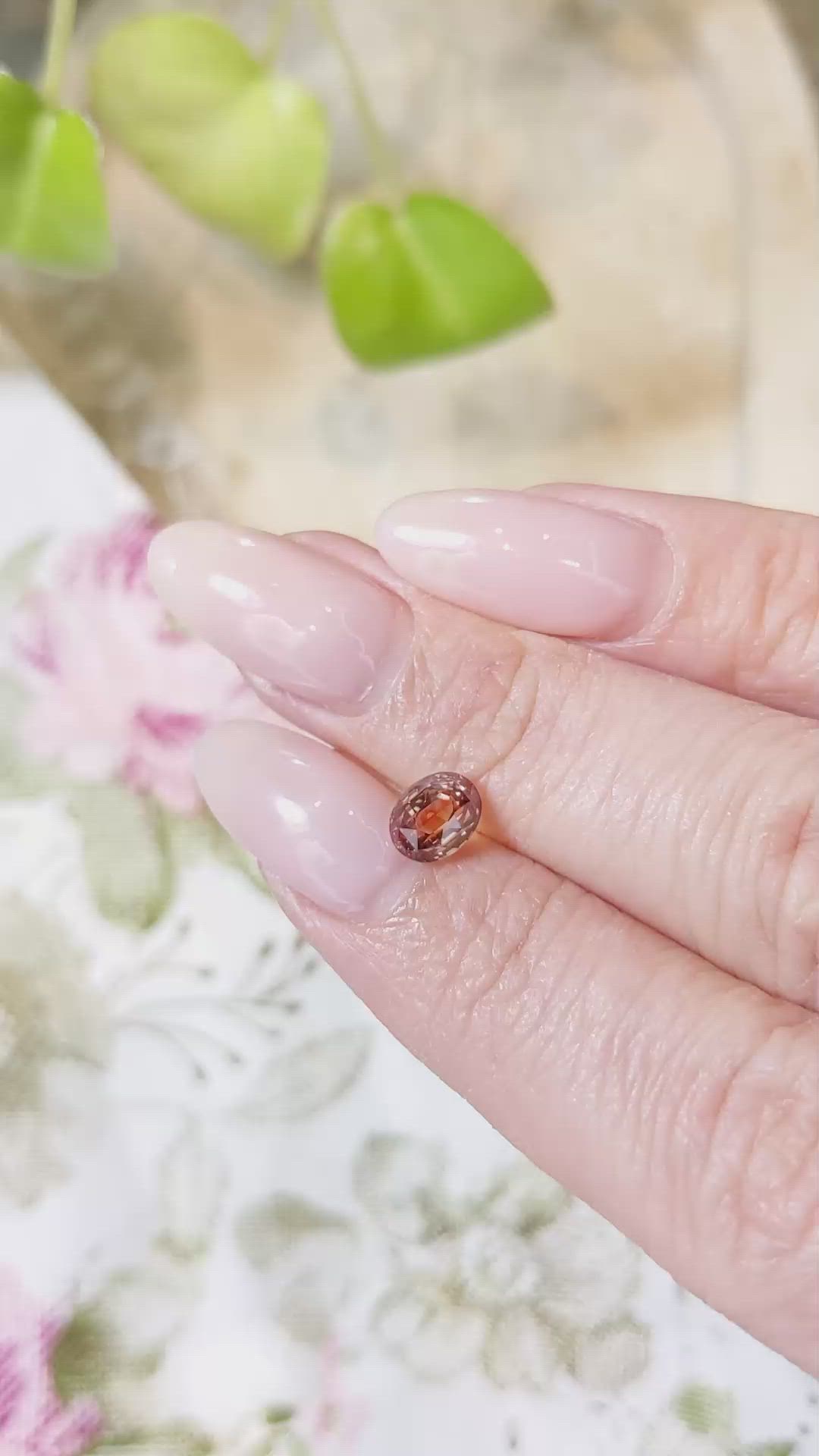 1.34 Ct. Bi Color Sapphire from Montana Size Video