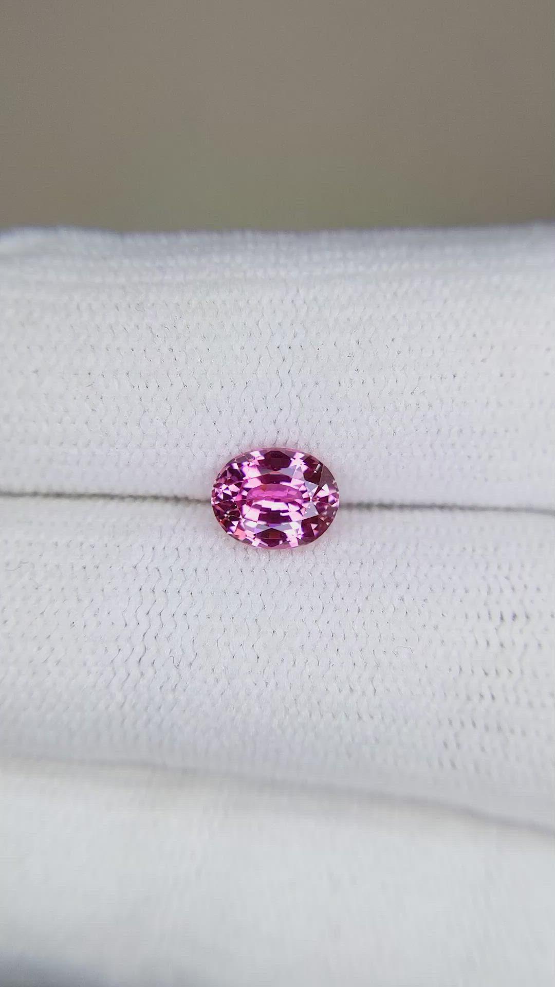 1.04 Ct. Pink Sapphire from Montana Size Video