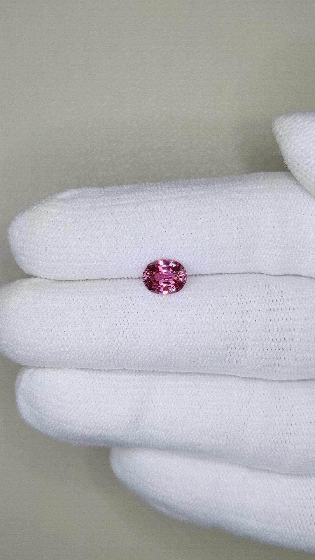 1.04 Ct. Pink Sapphire from Montana Size Video