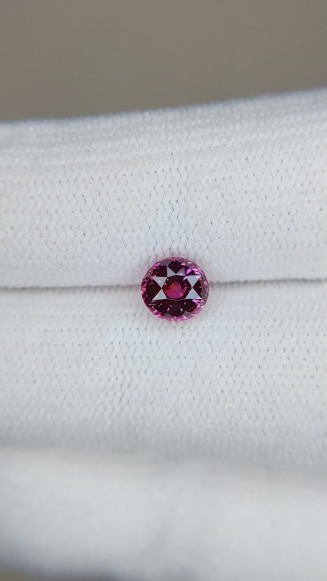 1.06 Ct. Pink Sapphire from Montana Size Video