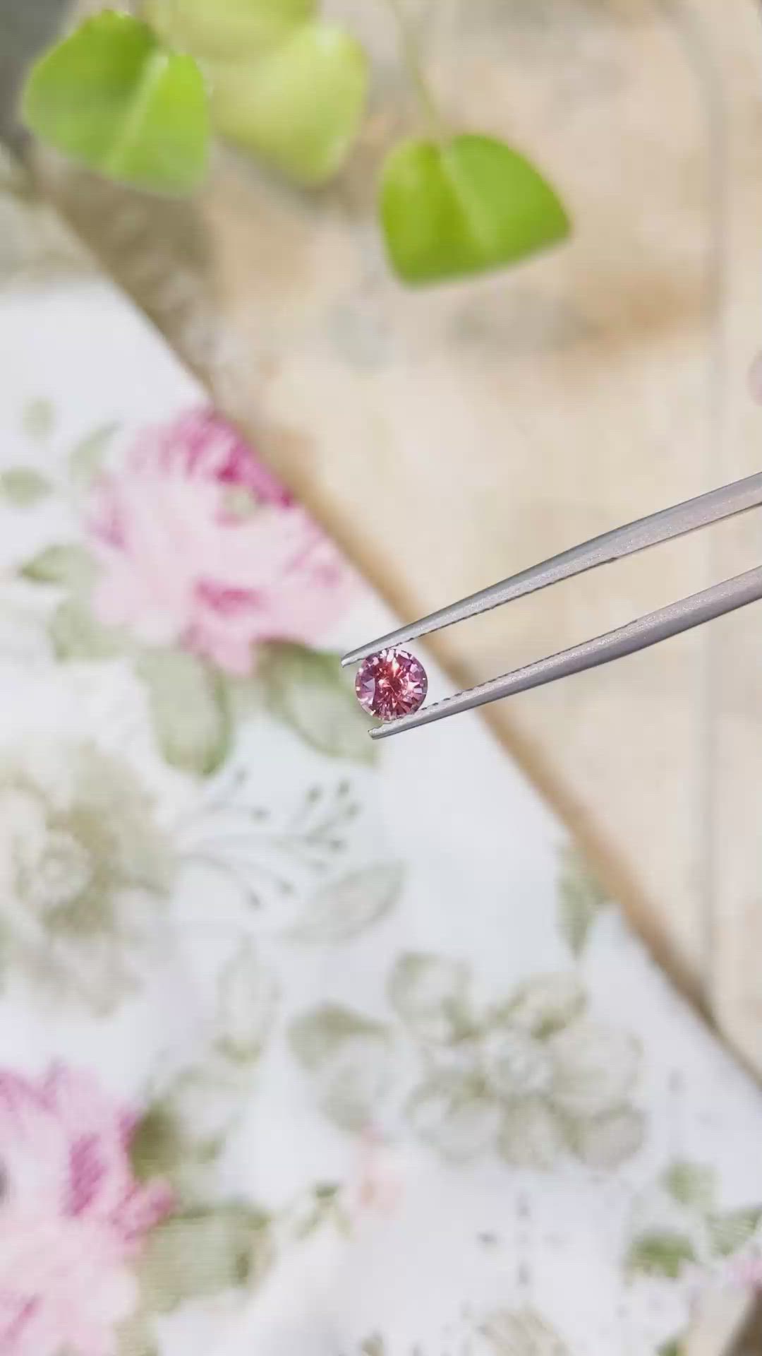 0.65 Ct. Bi Color Sapphire from Montana Size Video