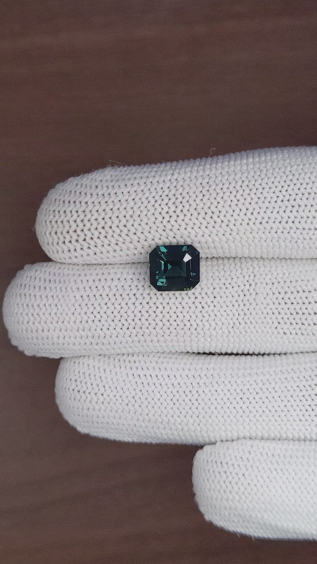 4.11 Ct. Greenish Blue Sapphire from Australia Size Video