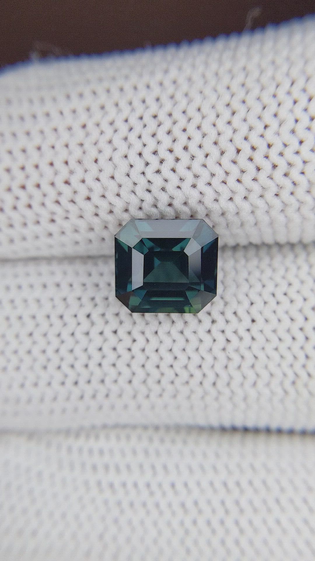 4.11 Ct. Greenish Blue Sapphire from Australia Size Video