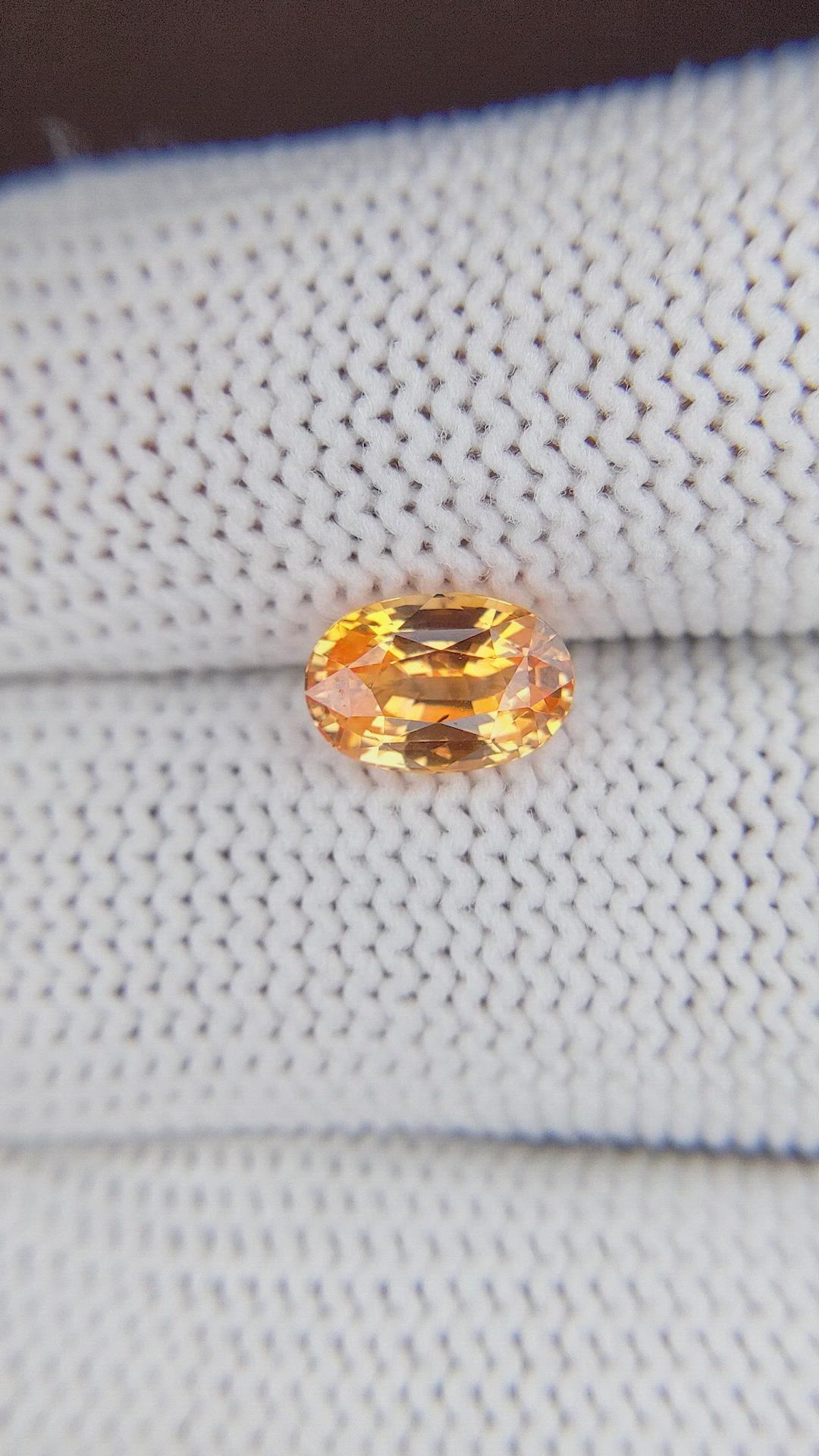 2.00 Ct. Padparadscha Sapphire from Madagascar Size Video