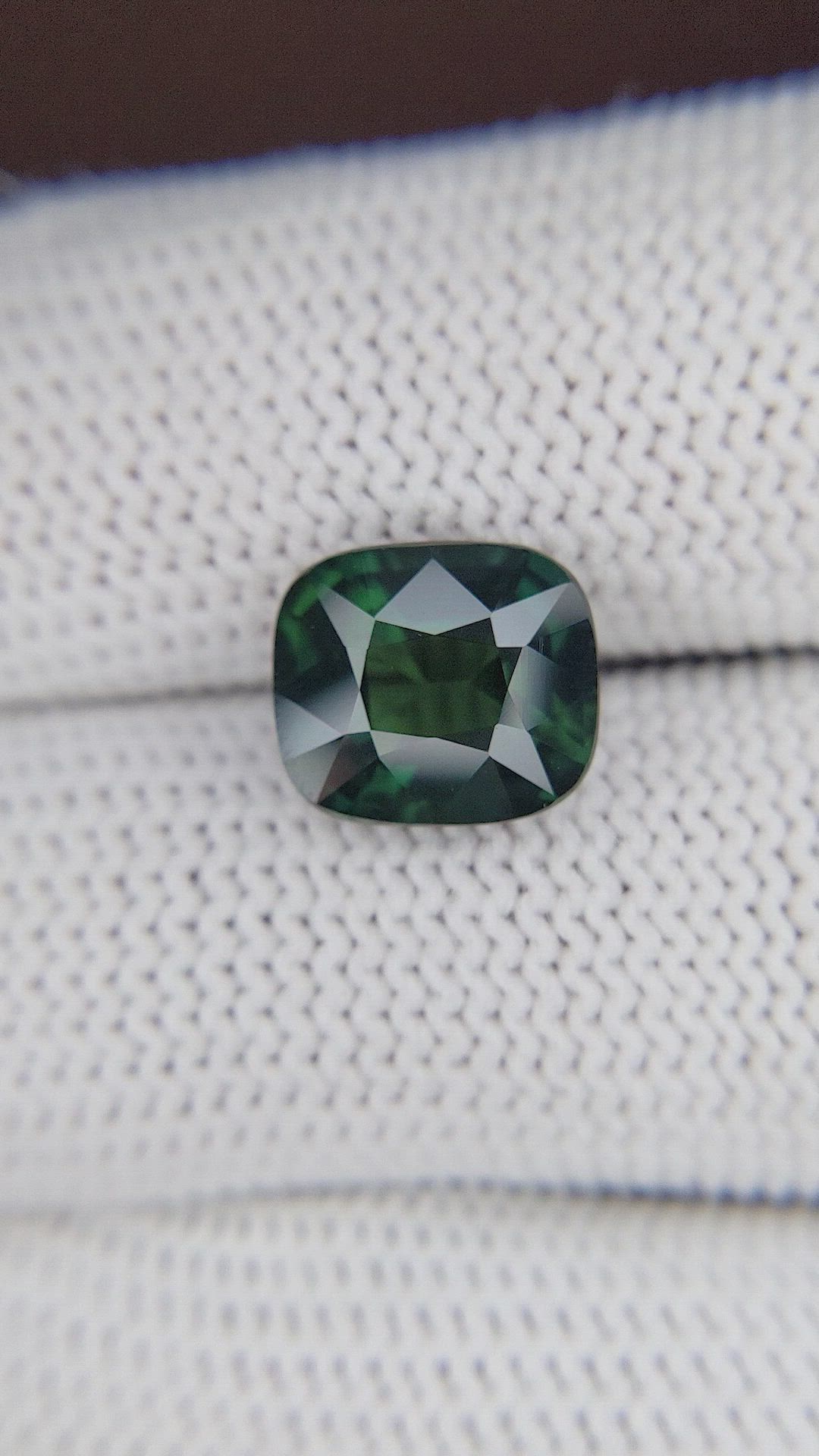 5.02 Ct. Green Sapphire from Madagascar Size Video