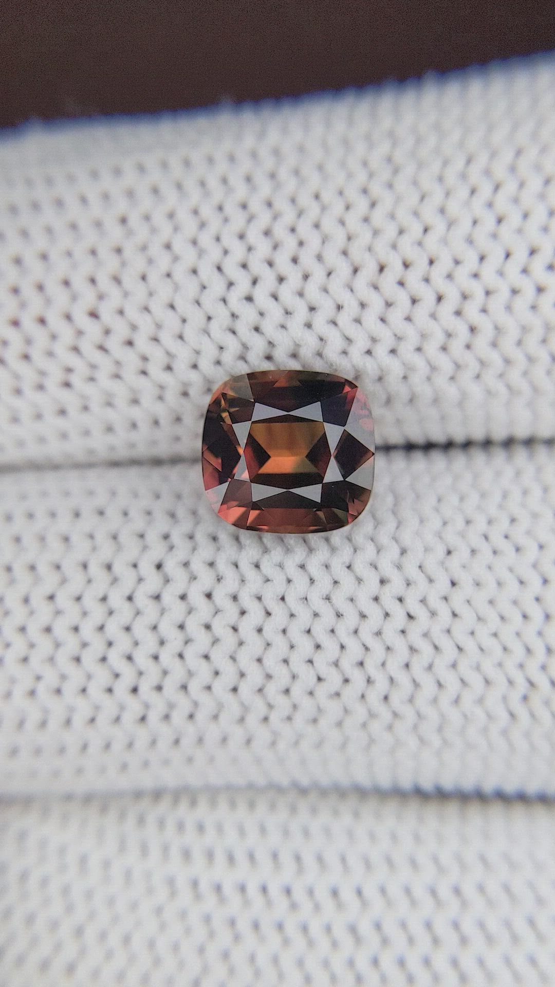 3.52 Ct. Brown Sapphire from Madagascar Size Video