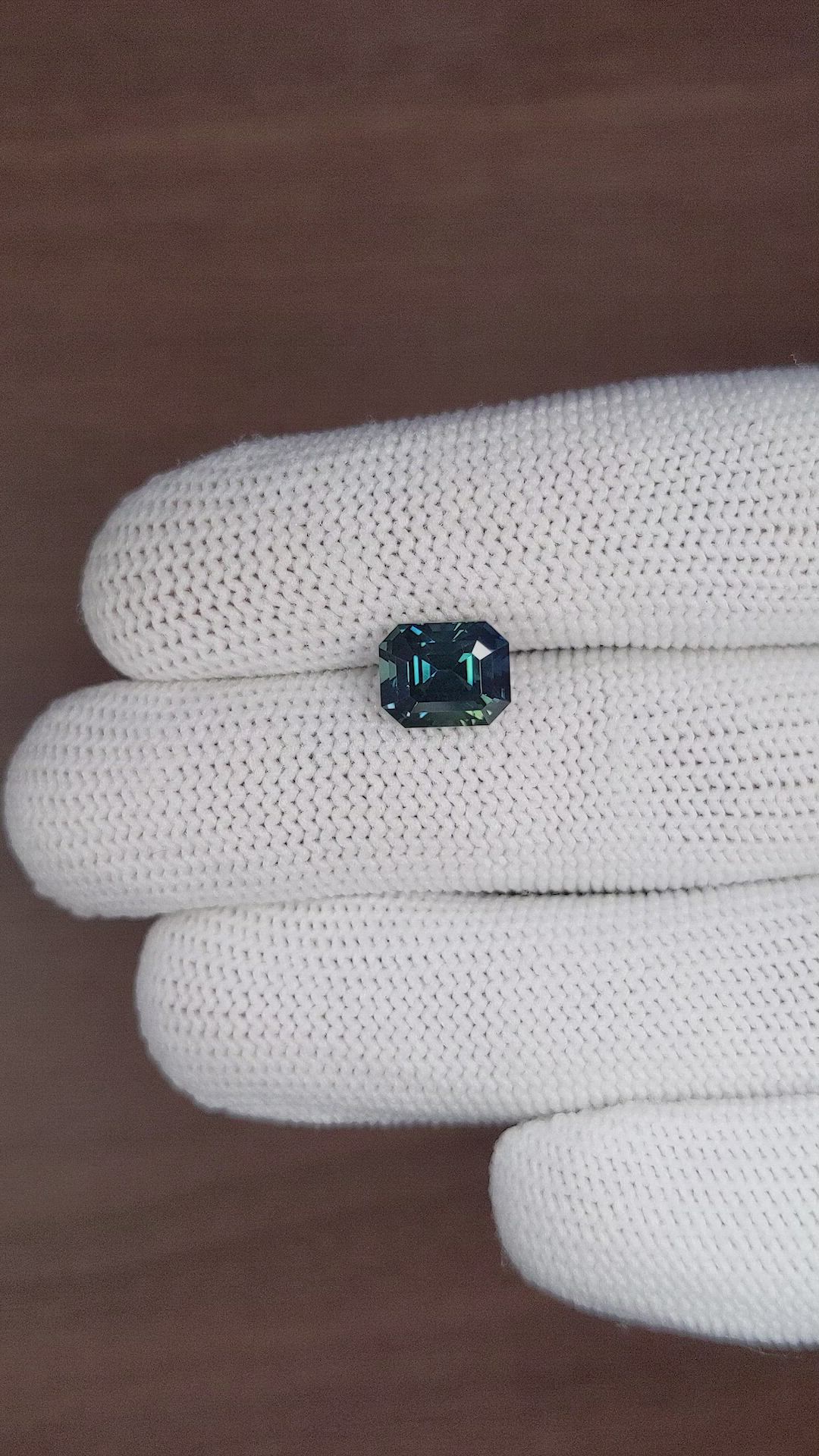 3.50 Ct. Bluish Green Sapphire from Madagascar Size Video