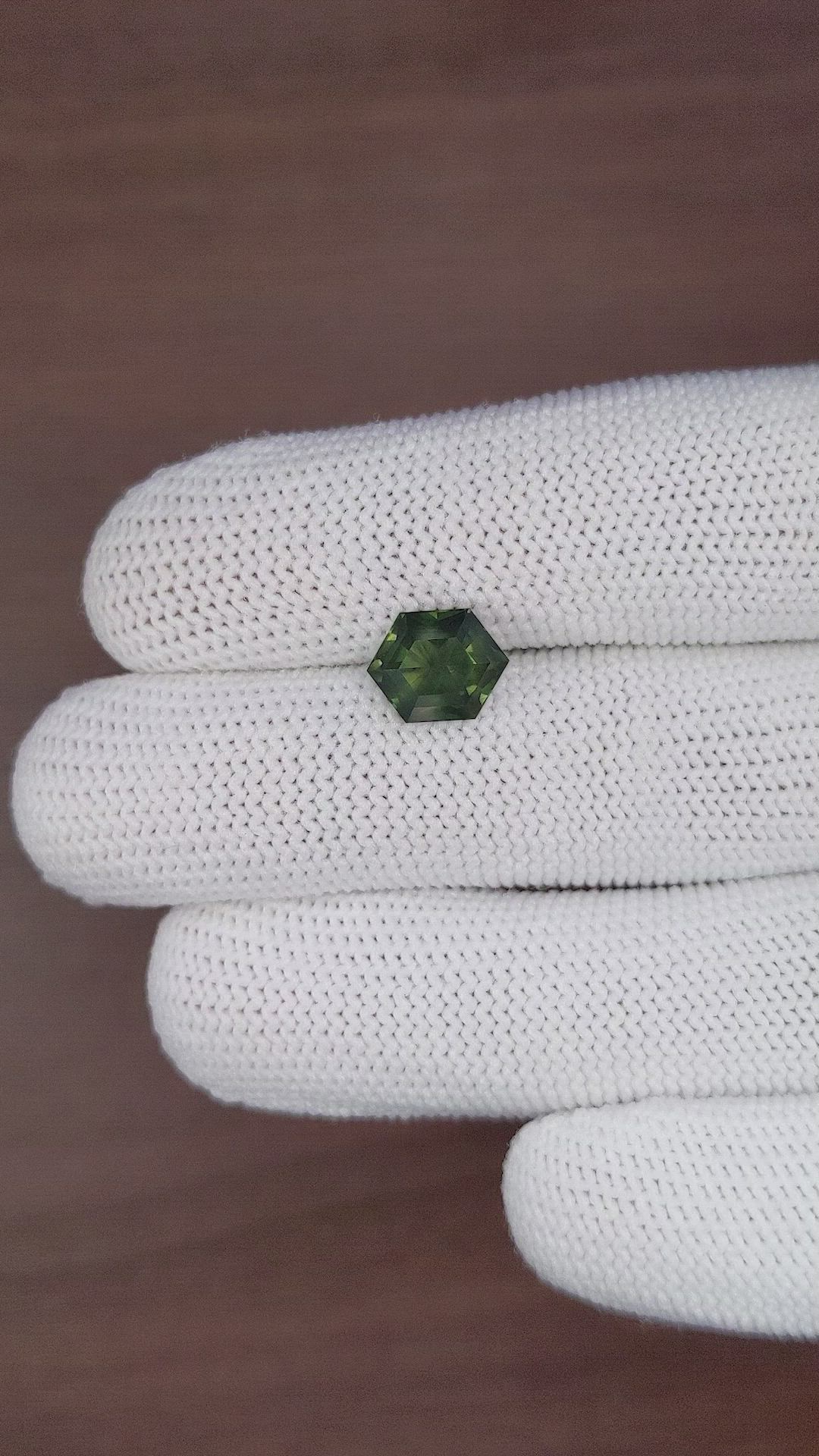 3.00 Ct. Green Sapphire from Australia Size Video